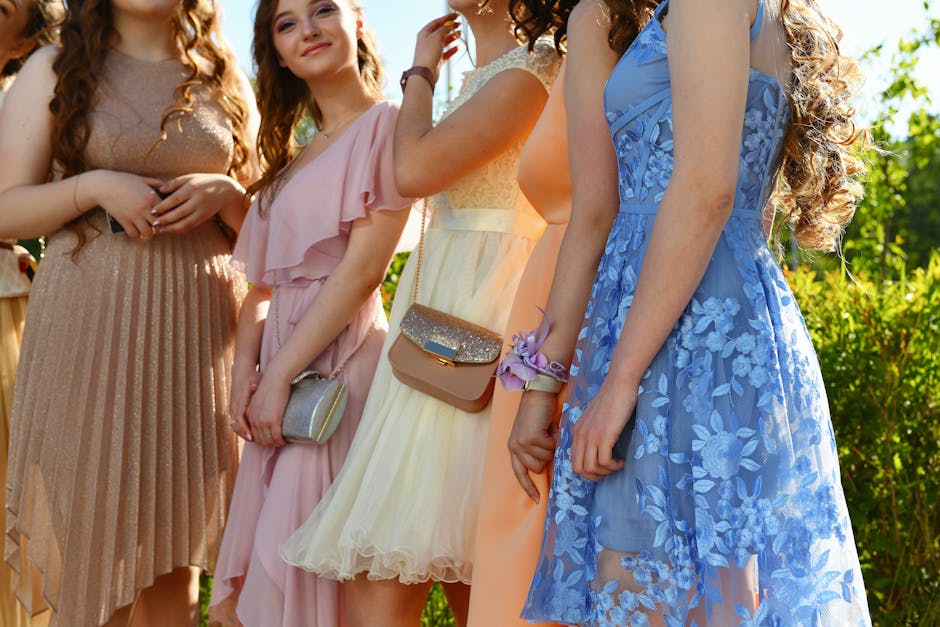 A selection of colourful occasion dresses in jewel tones and floral prints for summer events