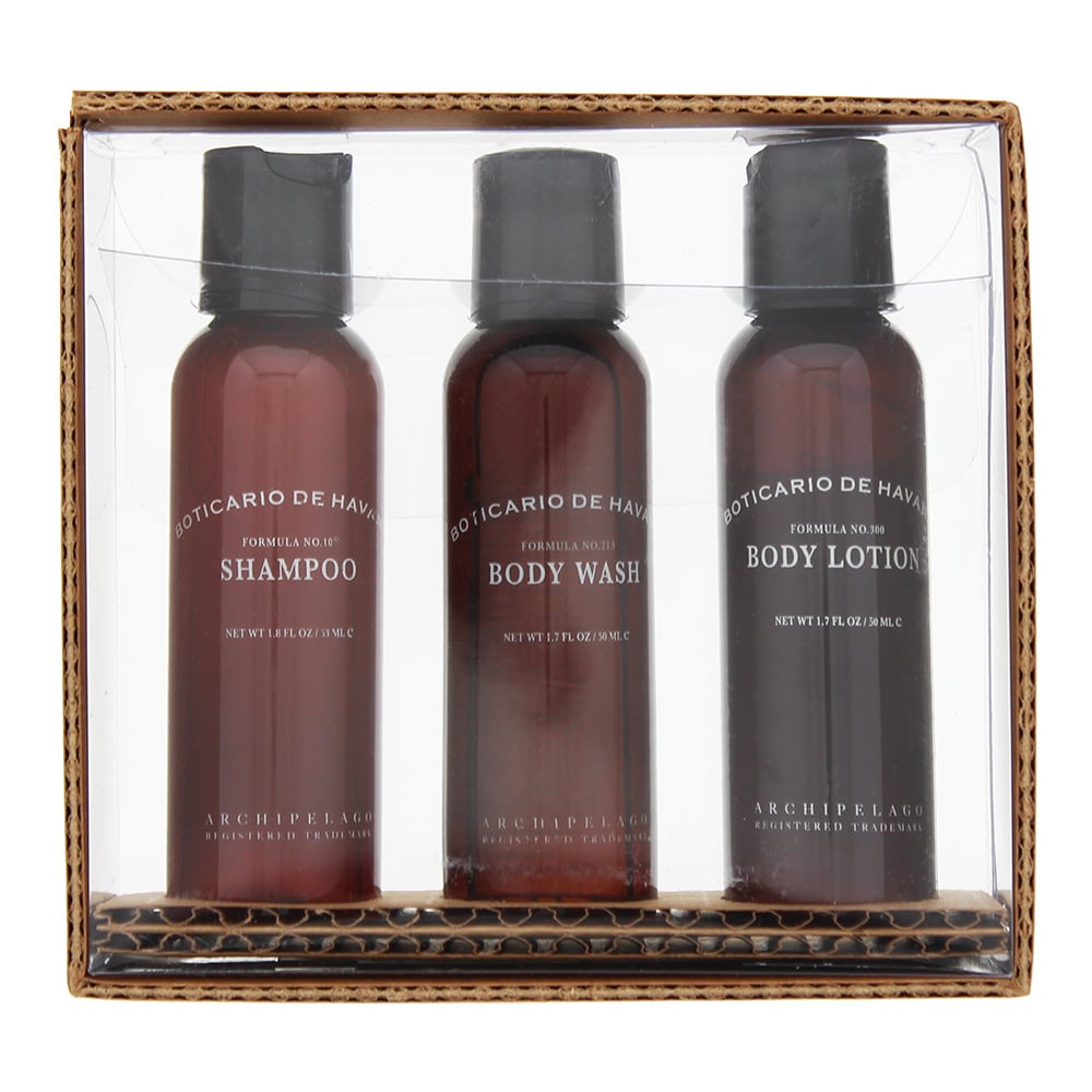 Archipelago Botanicals Boticario De Havana 3 Piece Gift Set Shampoo