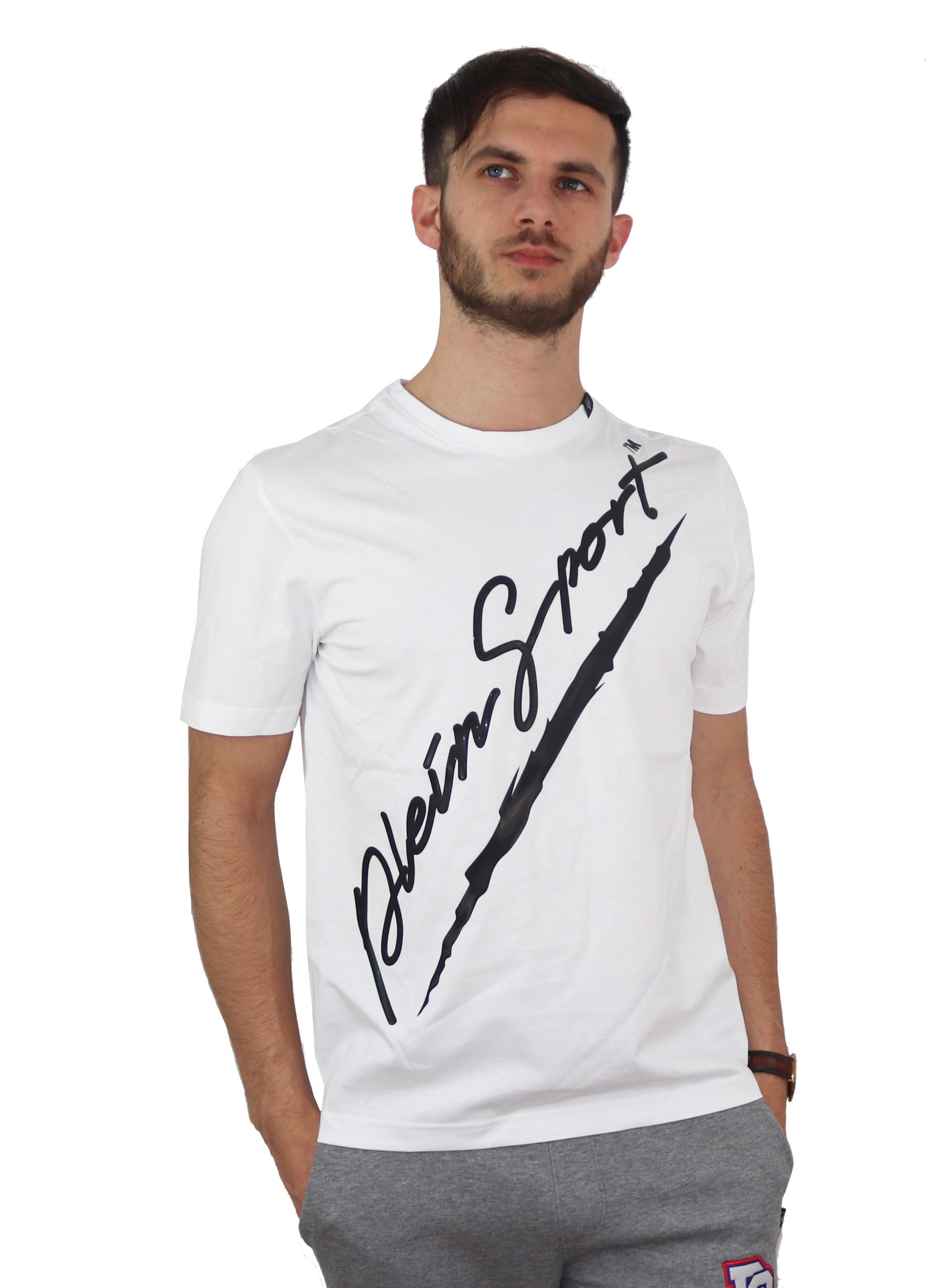 Plein Sport White Cotton Men's T-Shirt main image 1