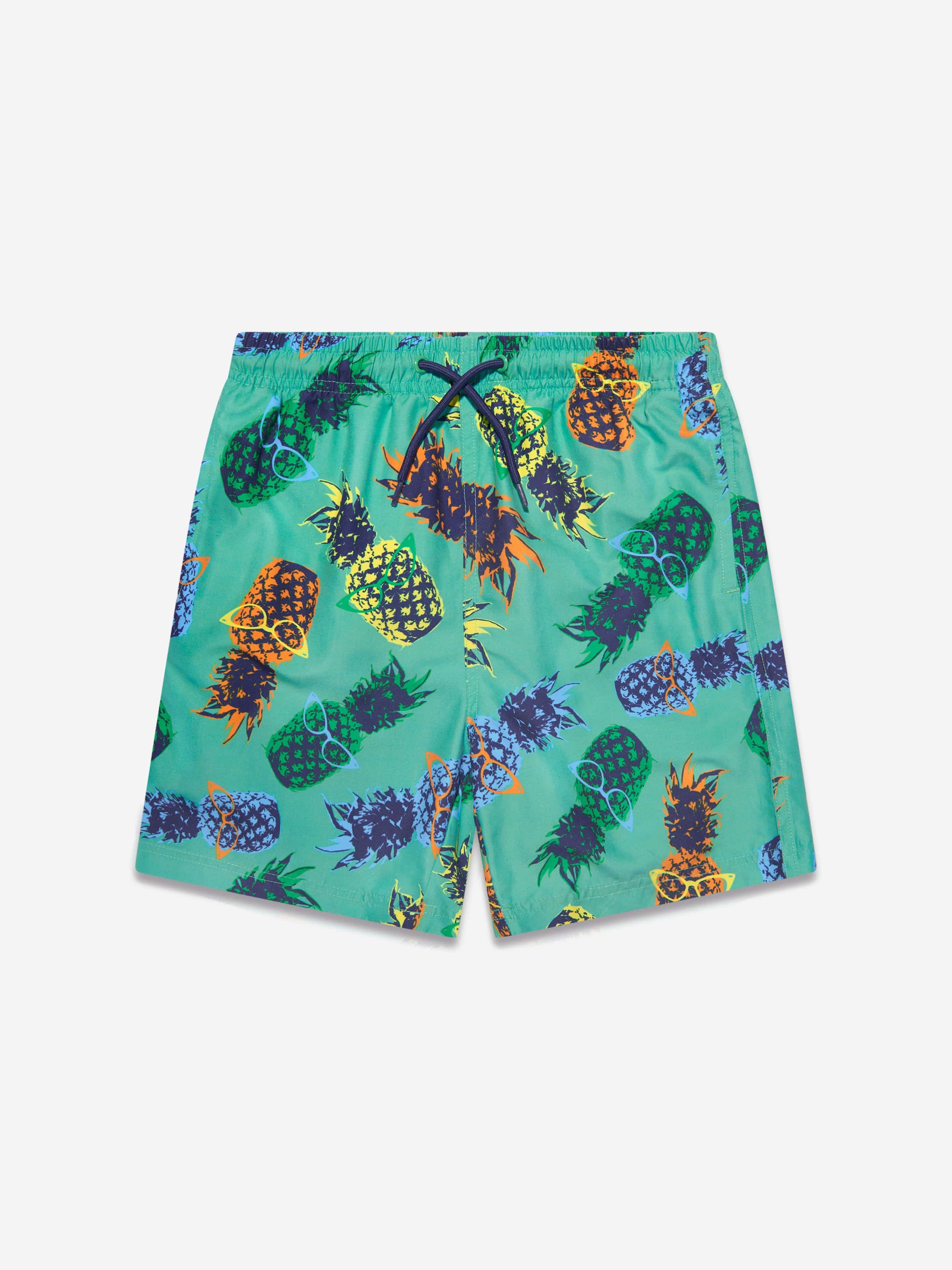 Boys’ Pineapple Print Swim Shorts main image 1
