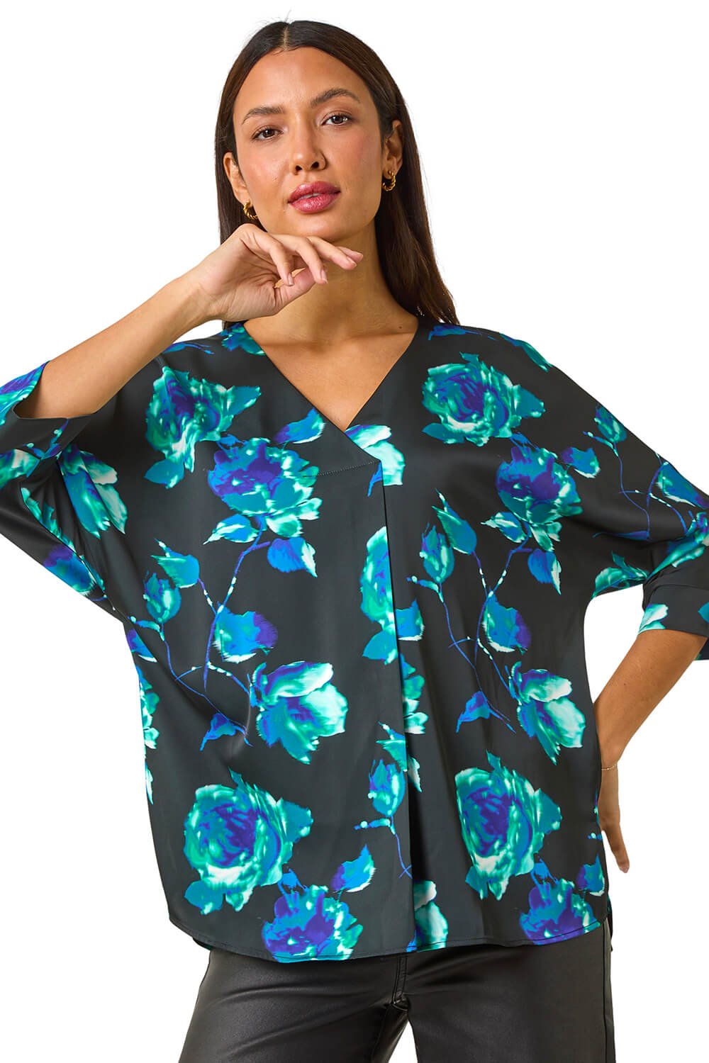 BRAELYN AYSEMMETRICAL HEM TOP