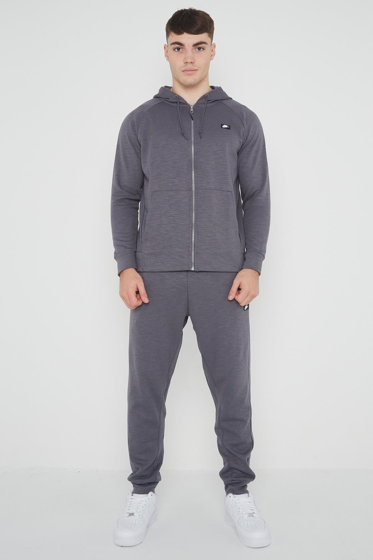 Mens dark new arrivals grey nike tracksuit