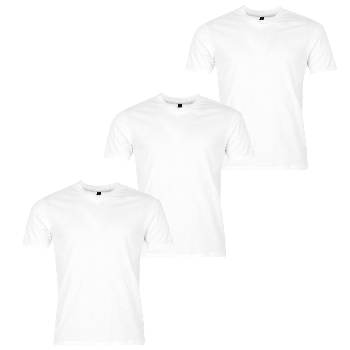 Donnay Mens 3 Pack V Neck T-Shirt