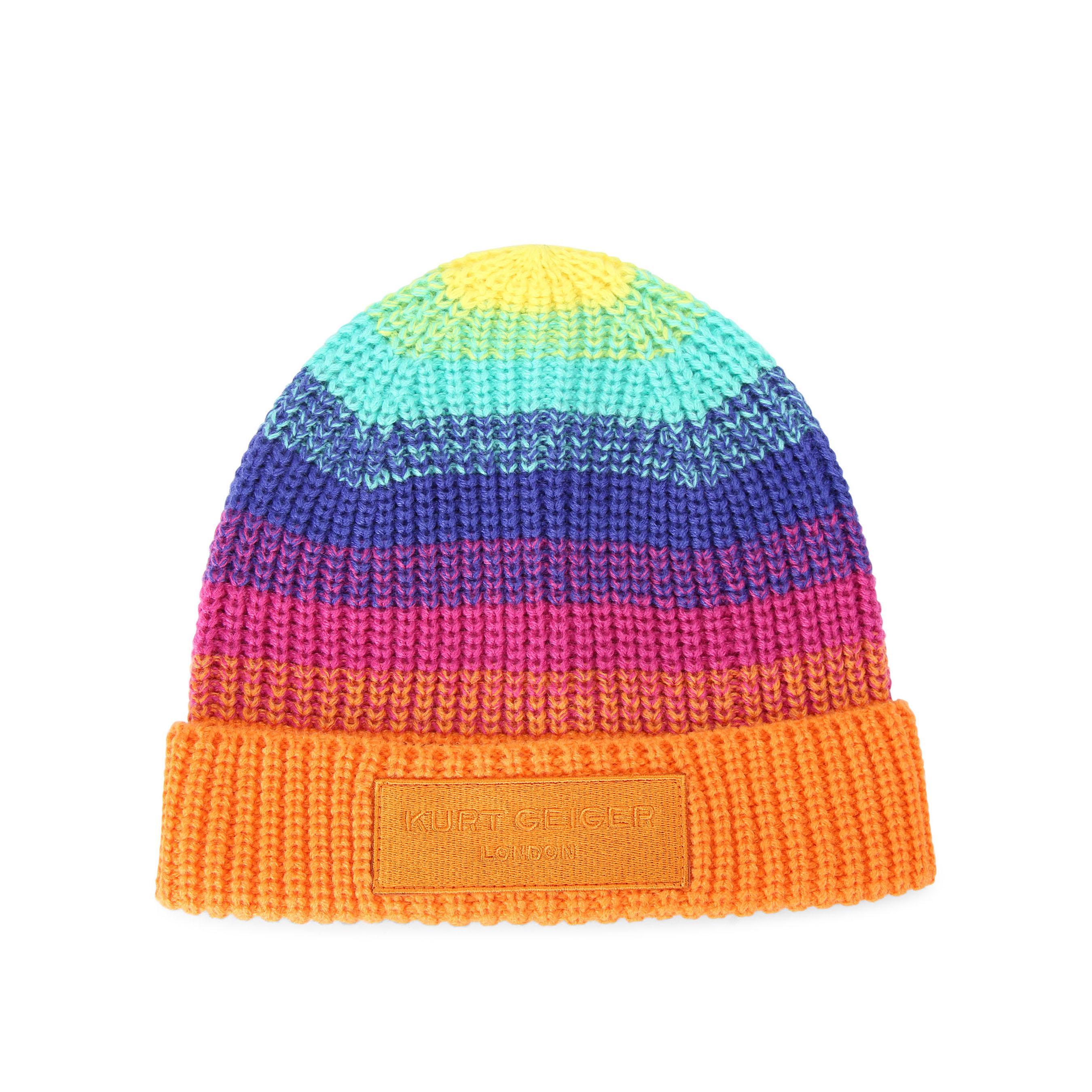 Burberry rainbow knit hat cheap