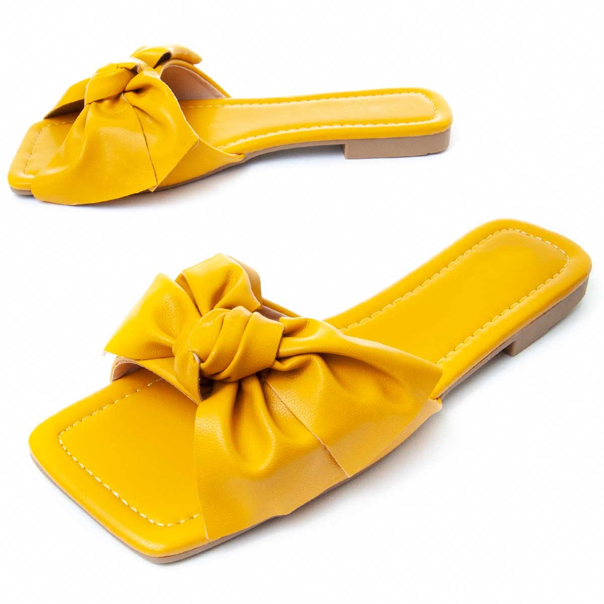 XOXO Damen Makayla Flache Sandale – Mit Glitzer-Snake-Print, Gepolsterter Innensohle