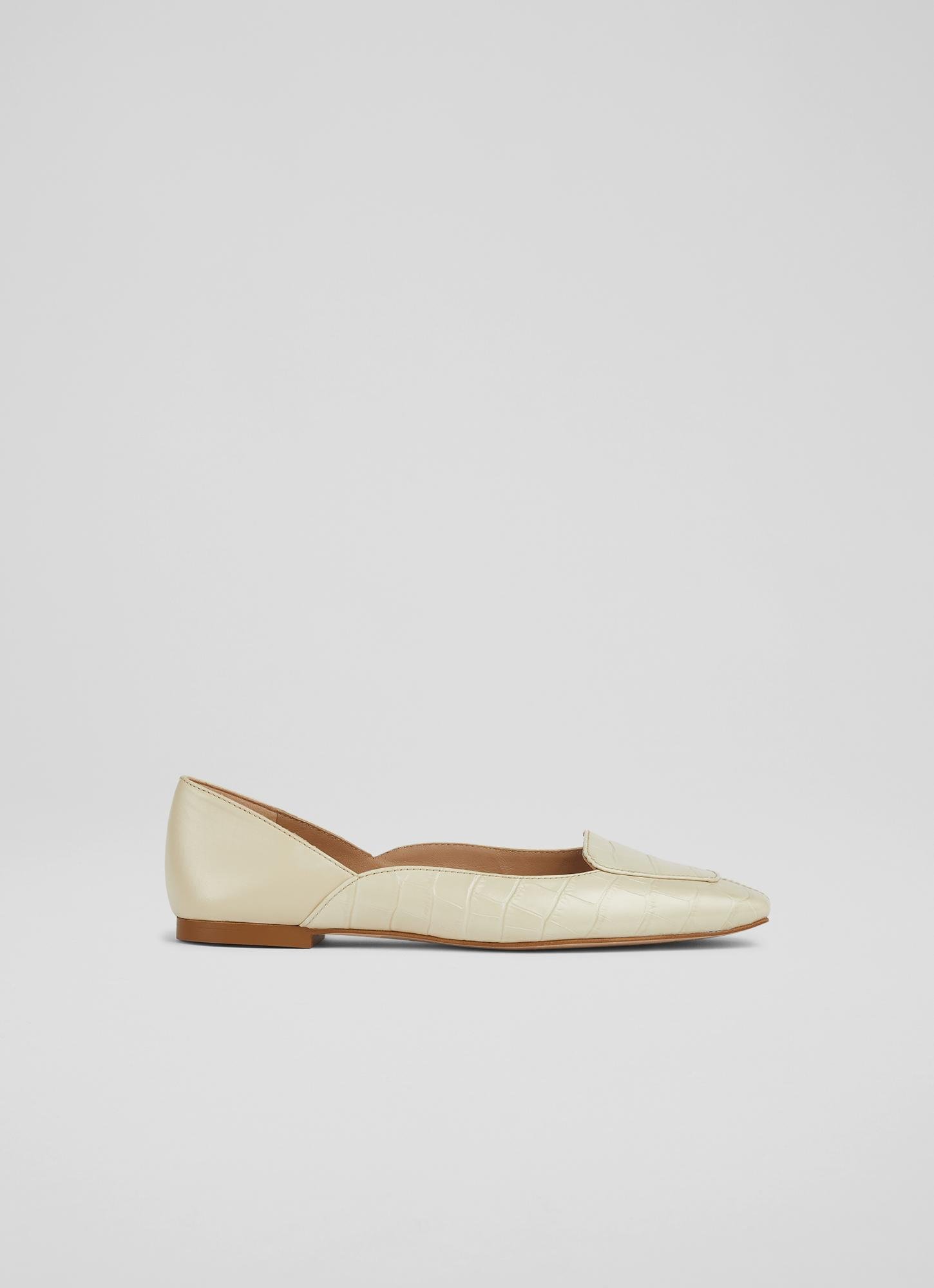 LK Bennett Willow Flats Buttercream