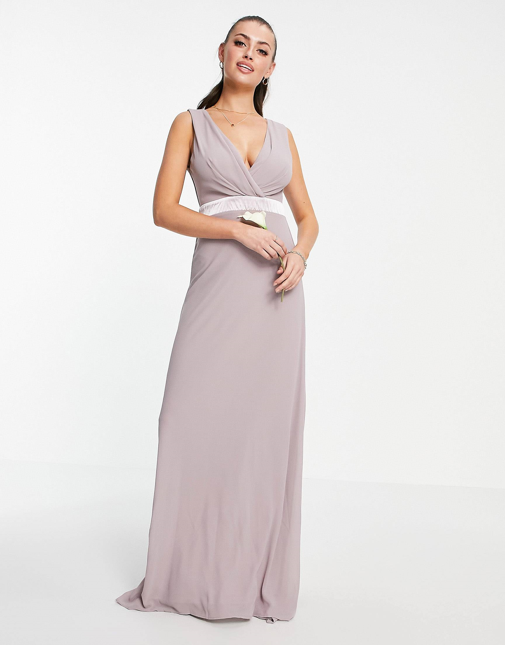 Tfnc alexandra grey maxi dress sales