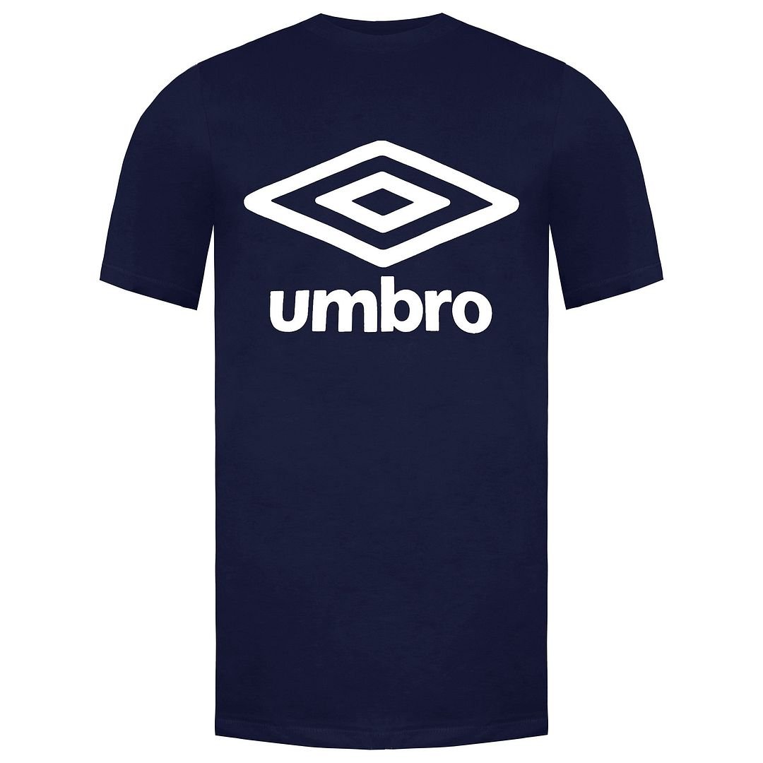 ★UMBRO★ Fresh Lettering Short Sleeve T-Shirt Navy UQ121SRS 0d8040cab1b04852b660bcf520ed98