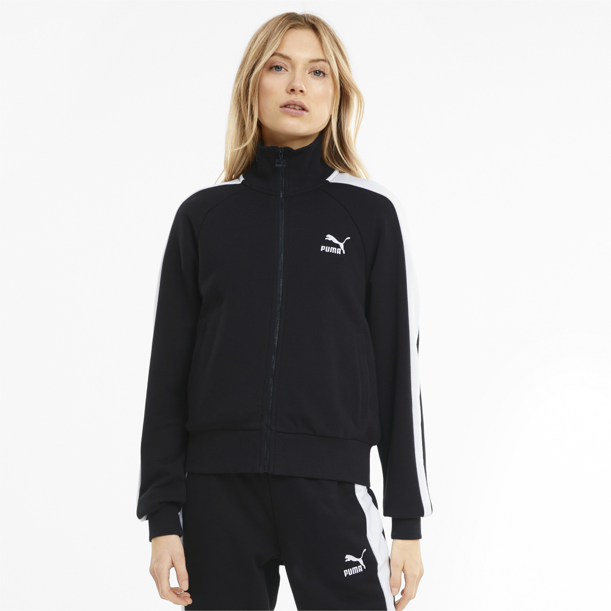 Women's puma off on sale the shoulder t7 jacket