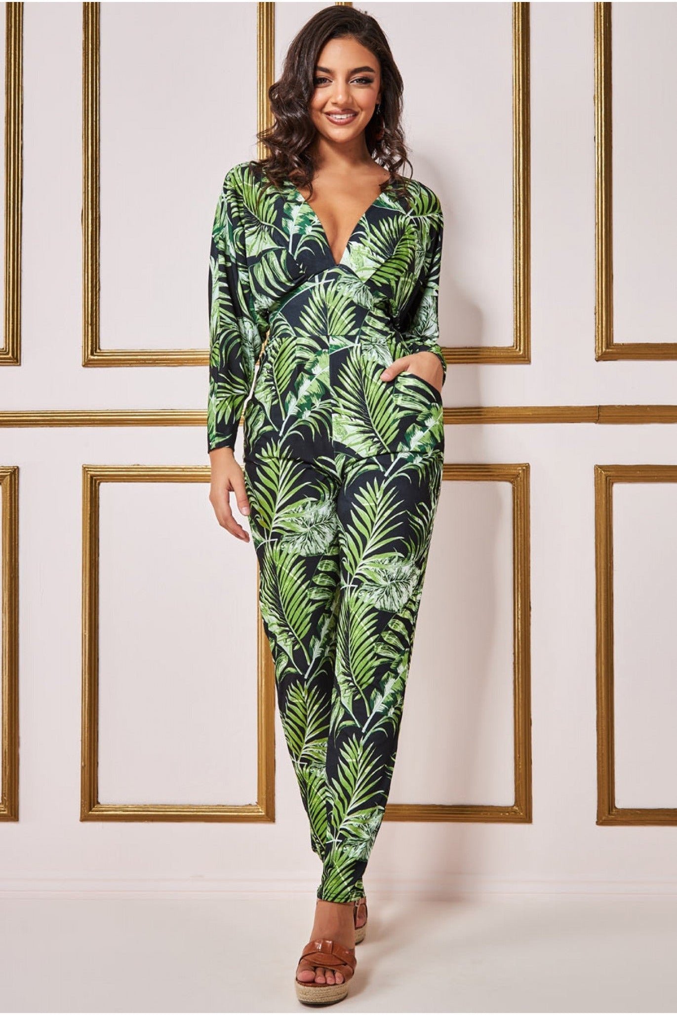 Dorothy perkins tropical jumpsuit cheap