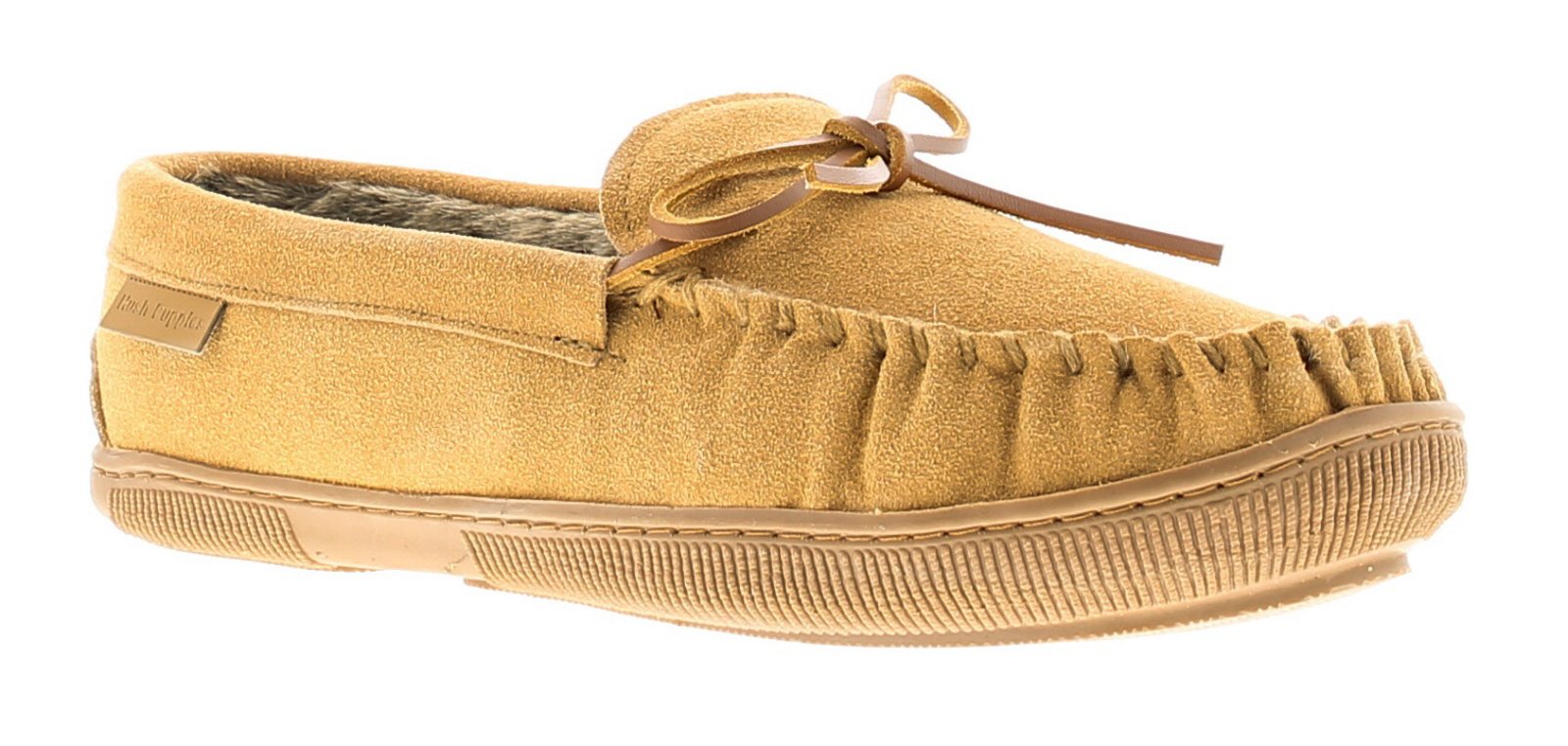 Hush Puppies Men's Ace Slippers – Slip-On Loafers With Faux Fur Lining & Memory Foam