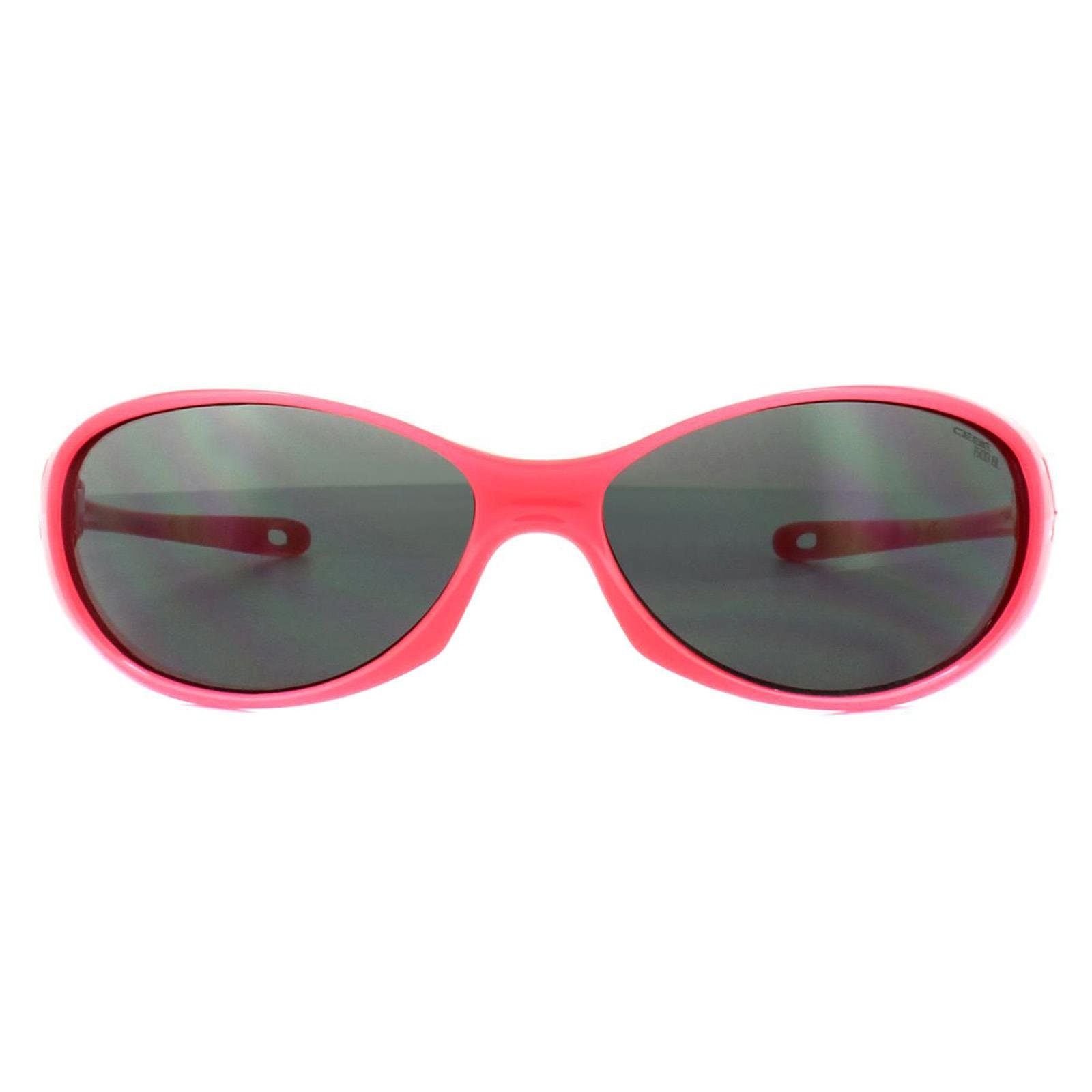 Cebe Junior Oval Kidss Shiny Pink 1500 Grey PC Blue Light Sunglasses