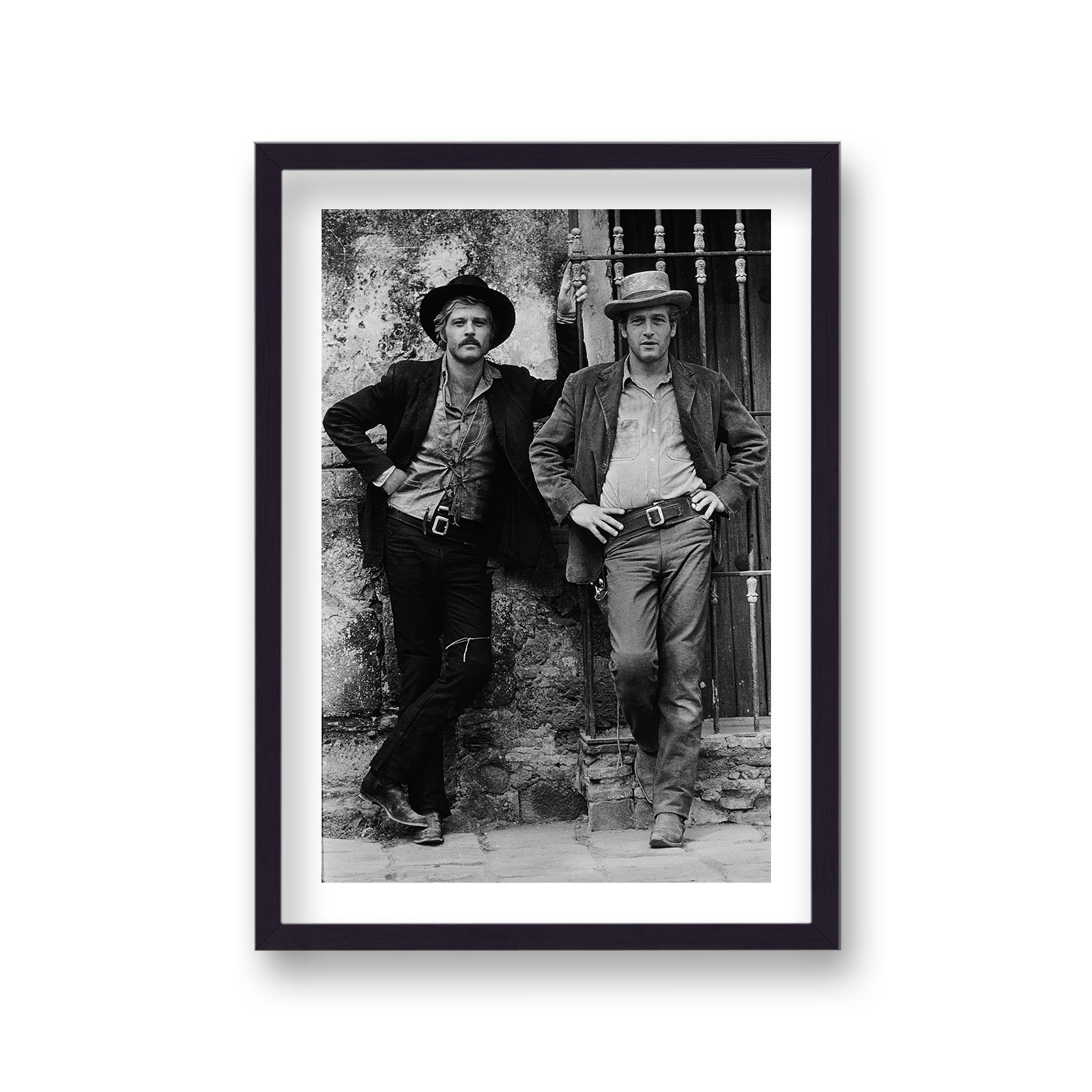 Paul Newman with Robert Redford Publicity Shot Butch Cassidy and the