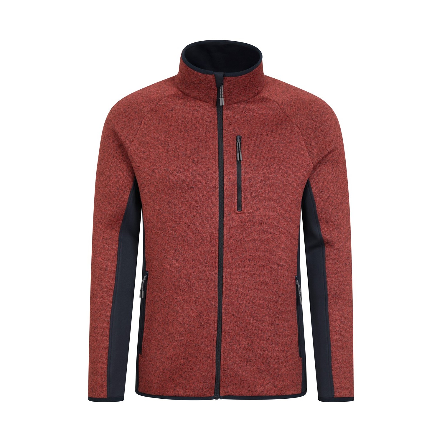 Mountain Warehouse Mens Treston Full Zip Fleece Jacket (Red)