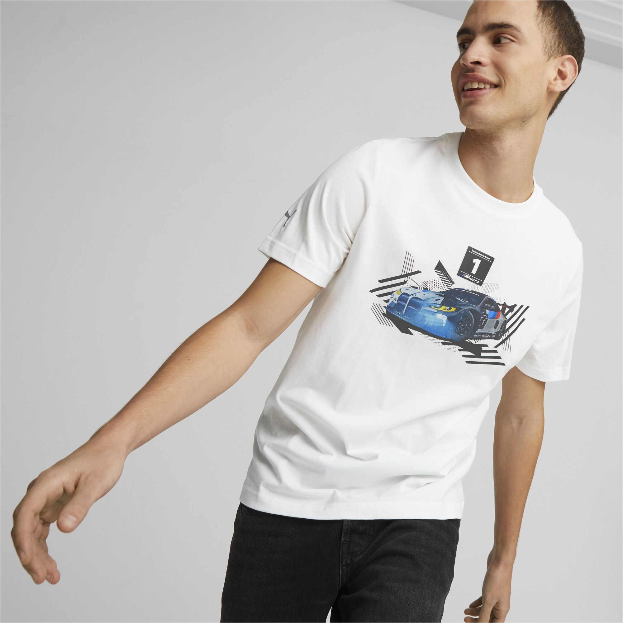 PUMA Mens BMW M Motorsport M4 GT3 T-shirt