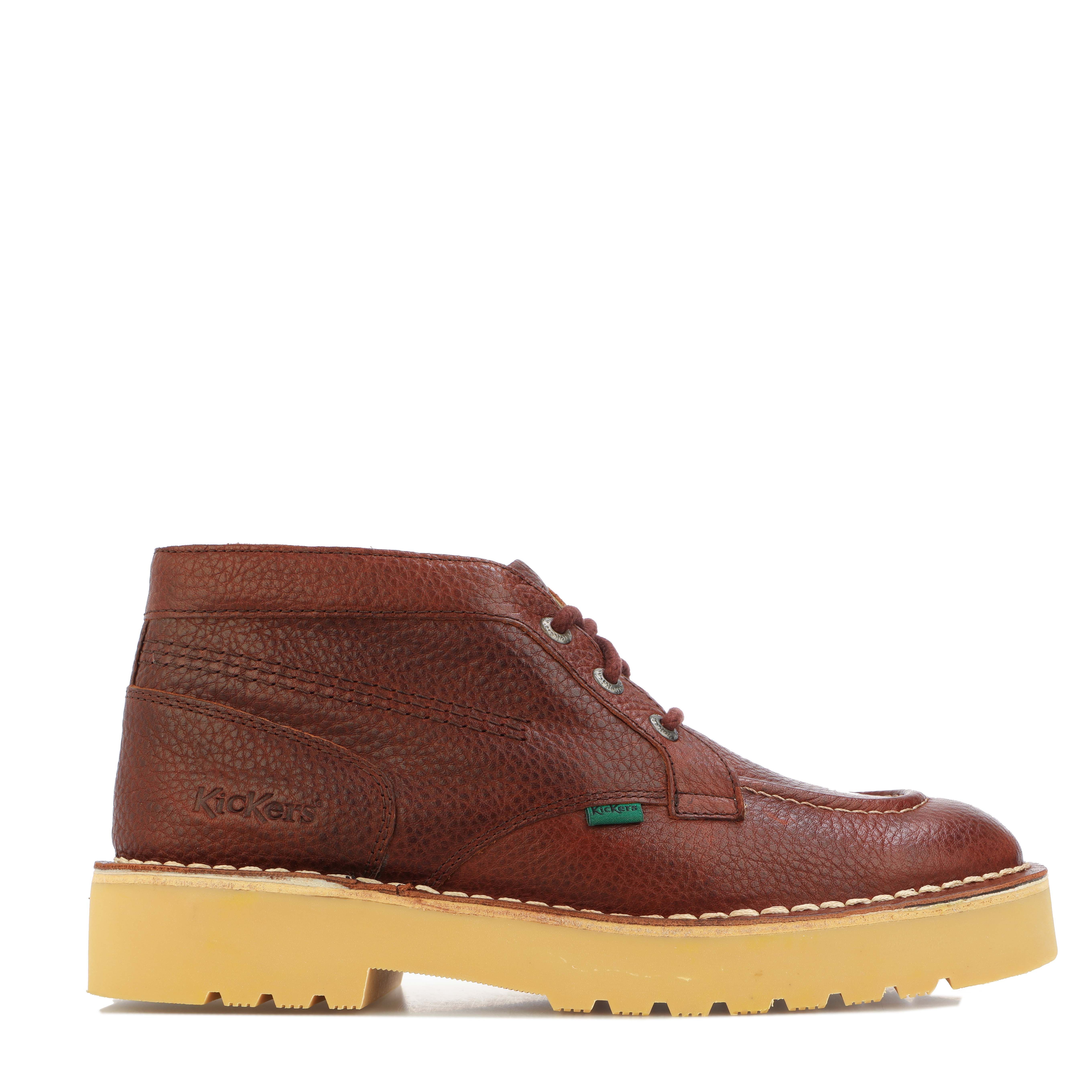 Men's Kickers Daltrey Chukka Leather Boot in Rust