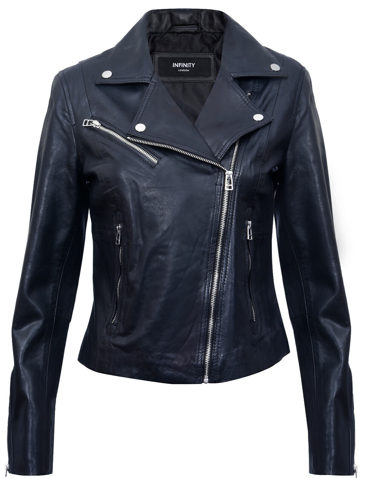 Erstaunlich Leder Bikerjacke Damen Bild
