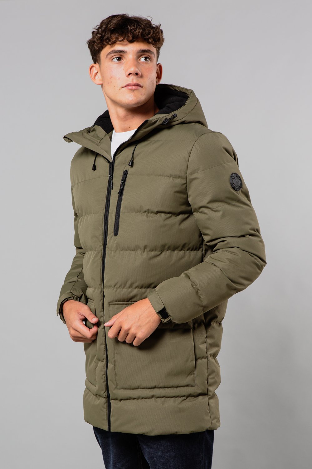 ジャケット・アウター fur docking multi pocket hooded coat ジャケット・アウター fur docking multi pocket hooded coat