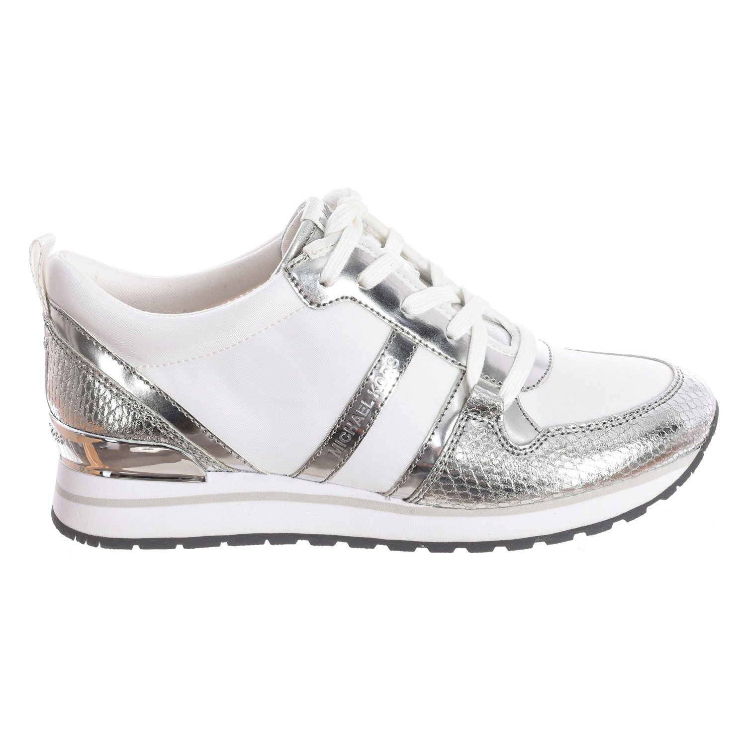 Michael kors trainers silver best sale
