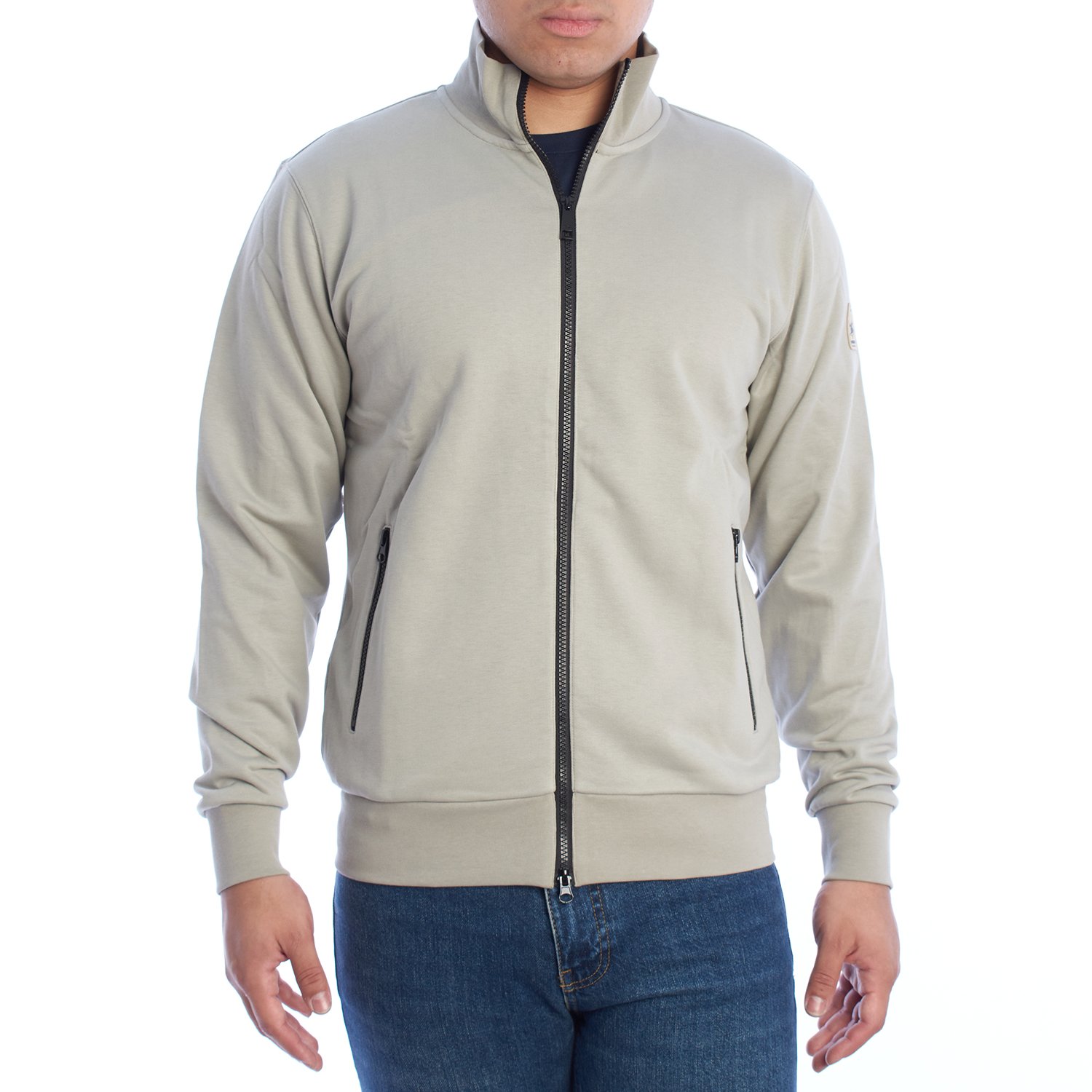 Sweatshirt mit normaler Passform und ReiÃŸverschluss YMF004-FP565 Herren