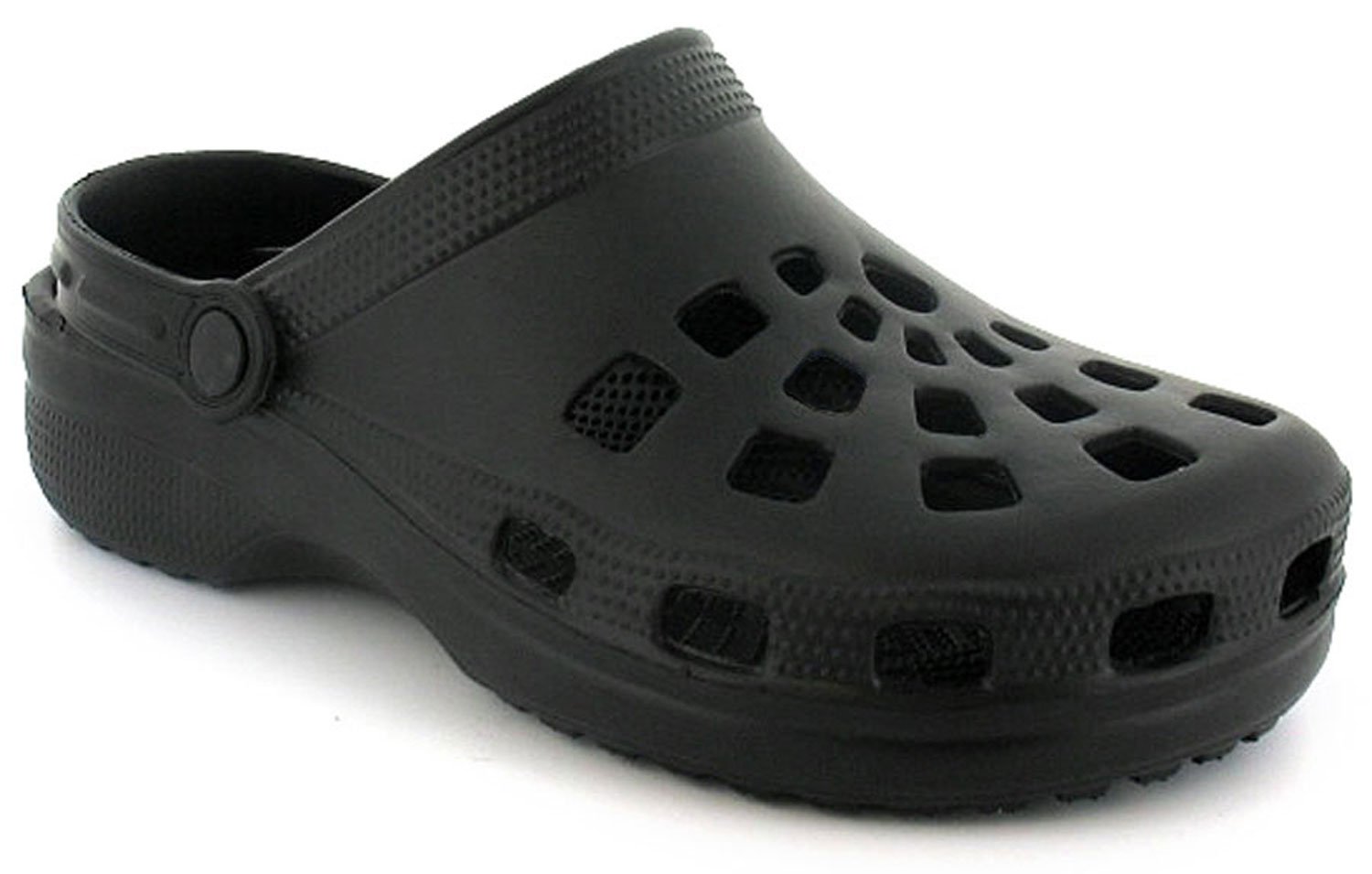 Mens Clog Beach Sandals Pop Slip On black