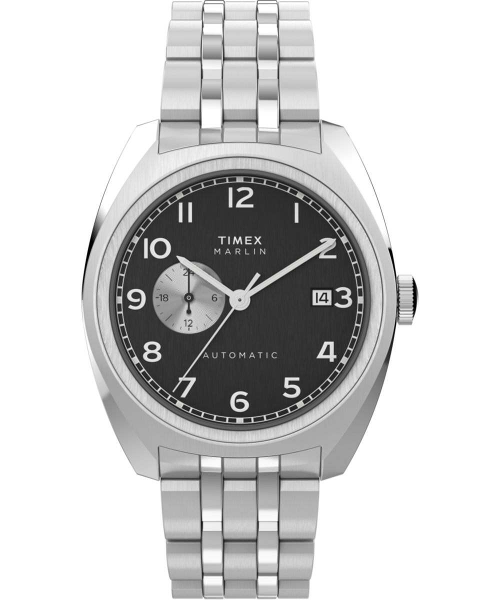 Bruine Leren Heren polshorloges 40 mm kopen? ✔️ Tot 37% korting