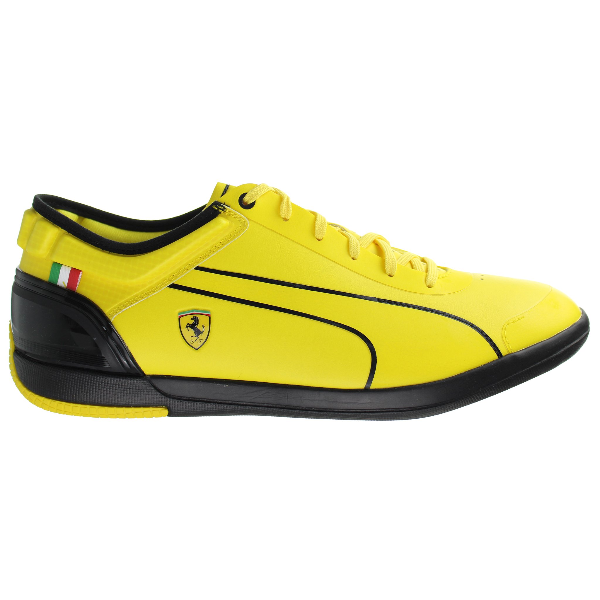 PUMA Driving Power Light Yellow Mens Trainers
