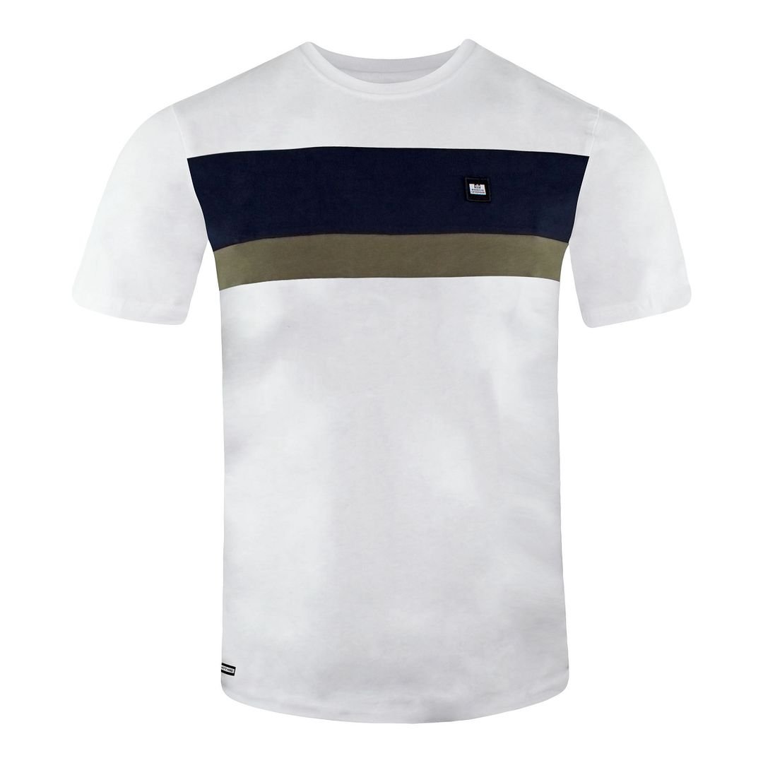 Weekend Offender Short Sleeve White Crew Neck Mens Crossword T Shirt