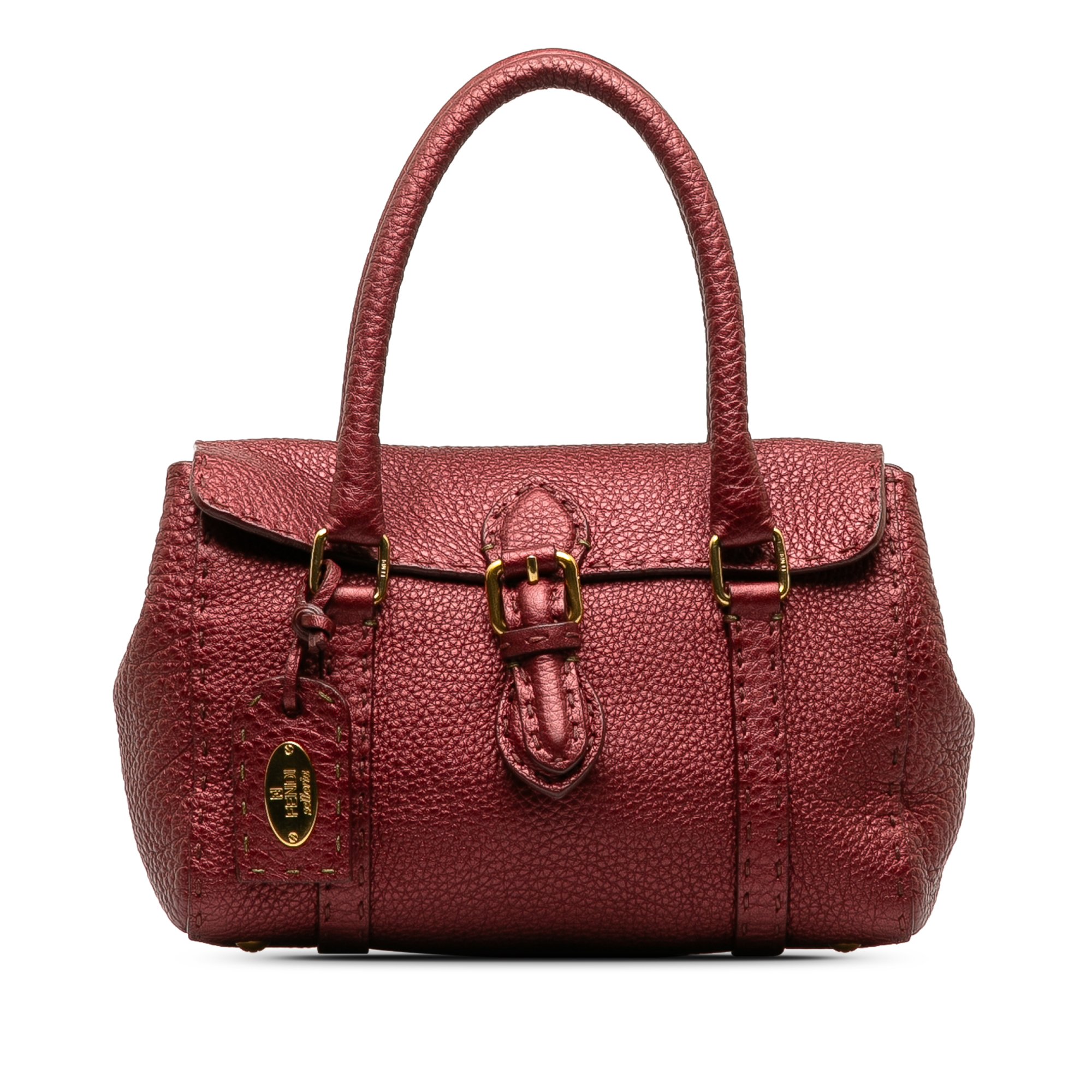 Vintage Fendi Mini Selleria Linda Red