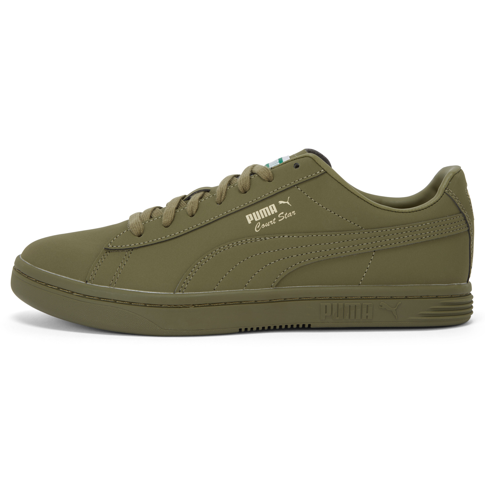 Puma court shop star green