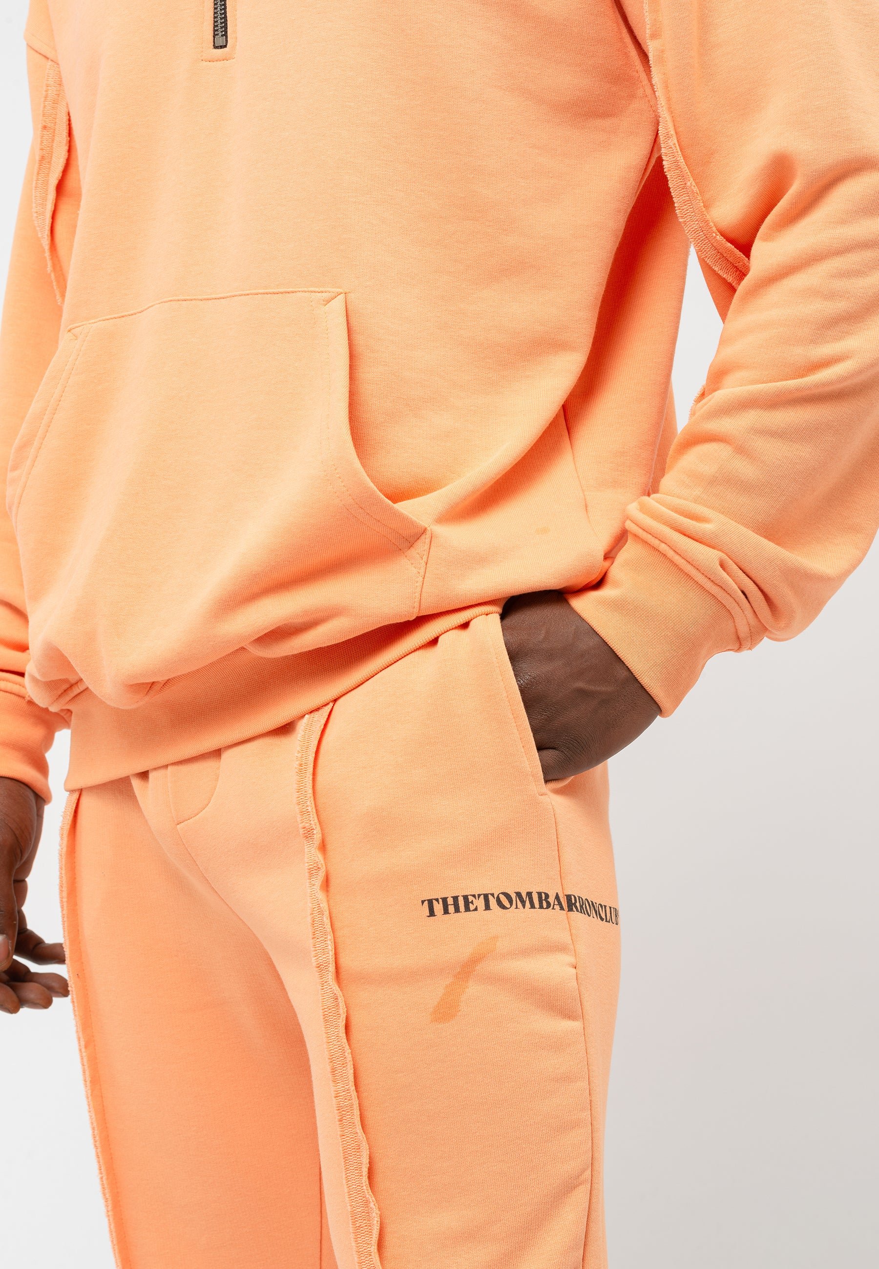 Tom Barron Men's Quarter Zip Casual Tracksuit Oversize