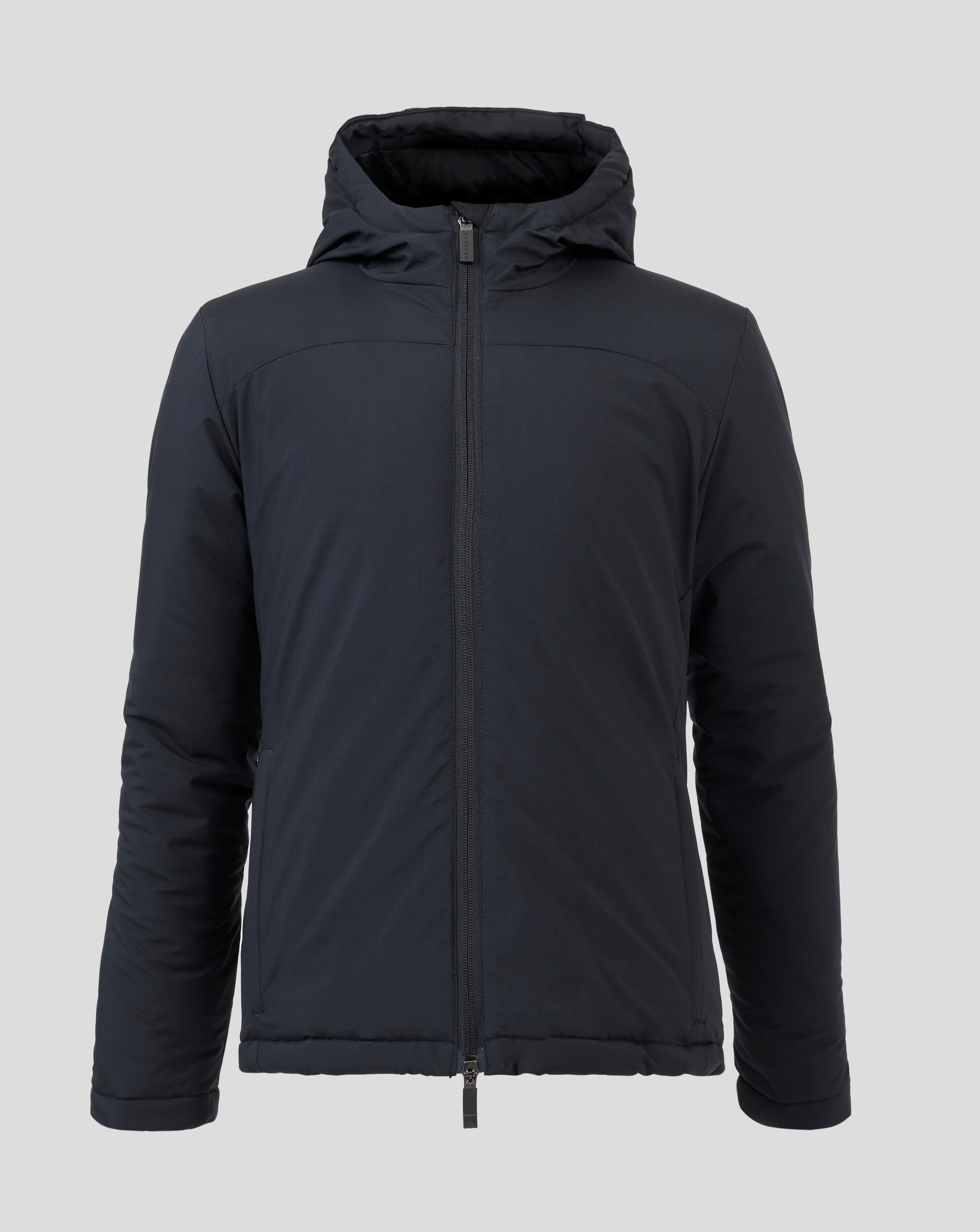 Junior Castore Standard Length Bench Jacket in Black
