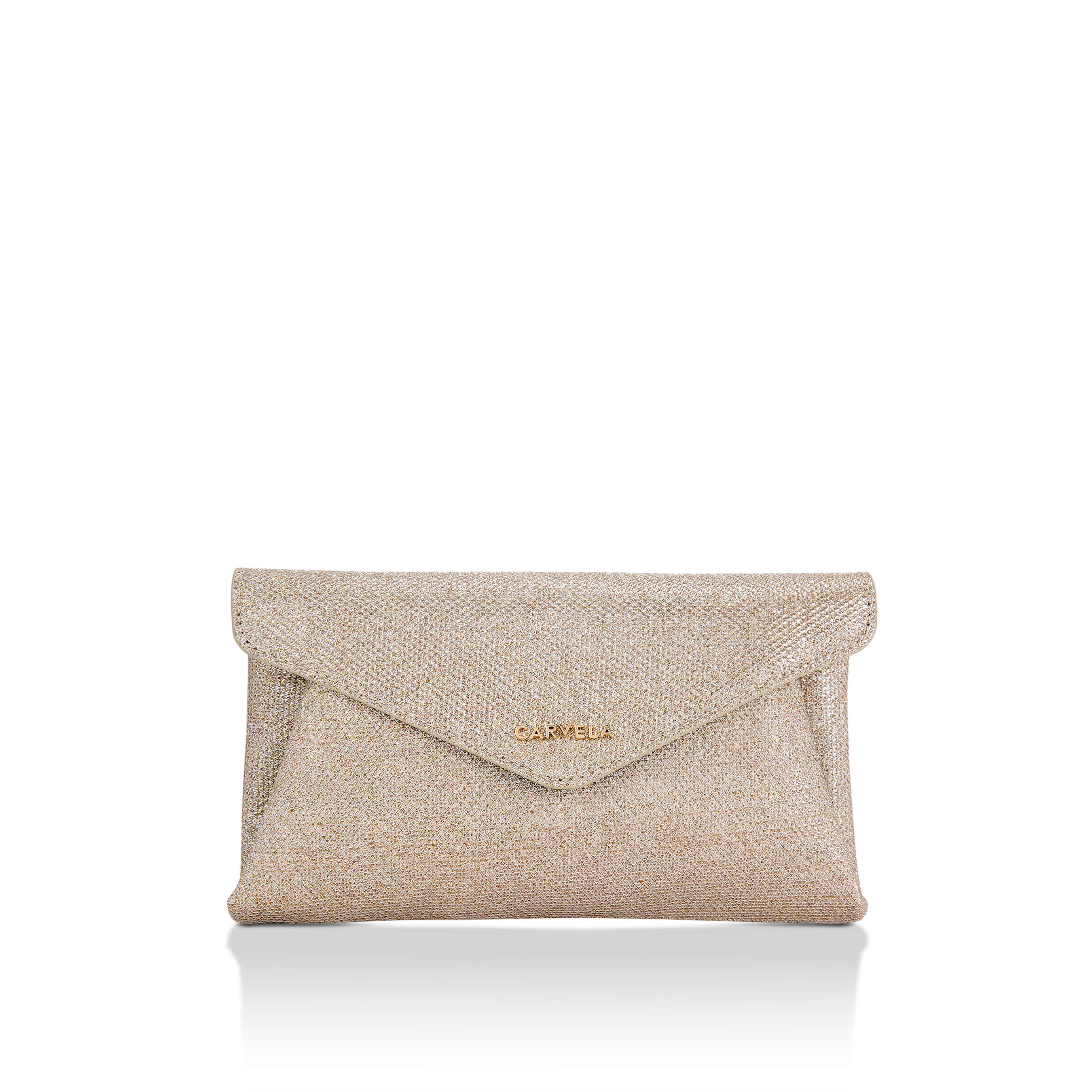 Carvela white clutch hot sale bag