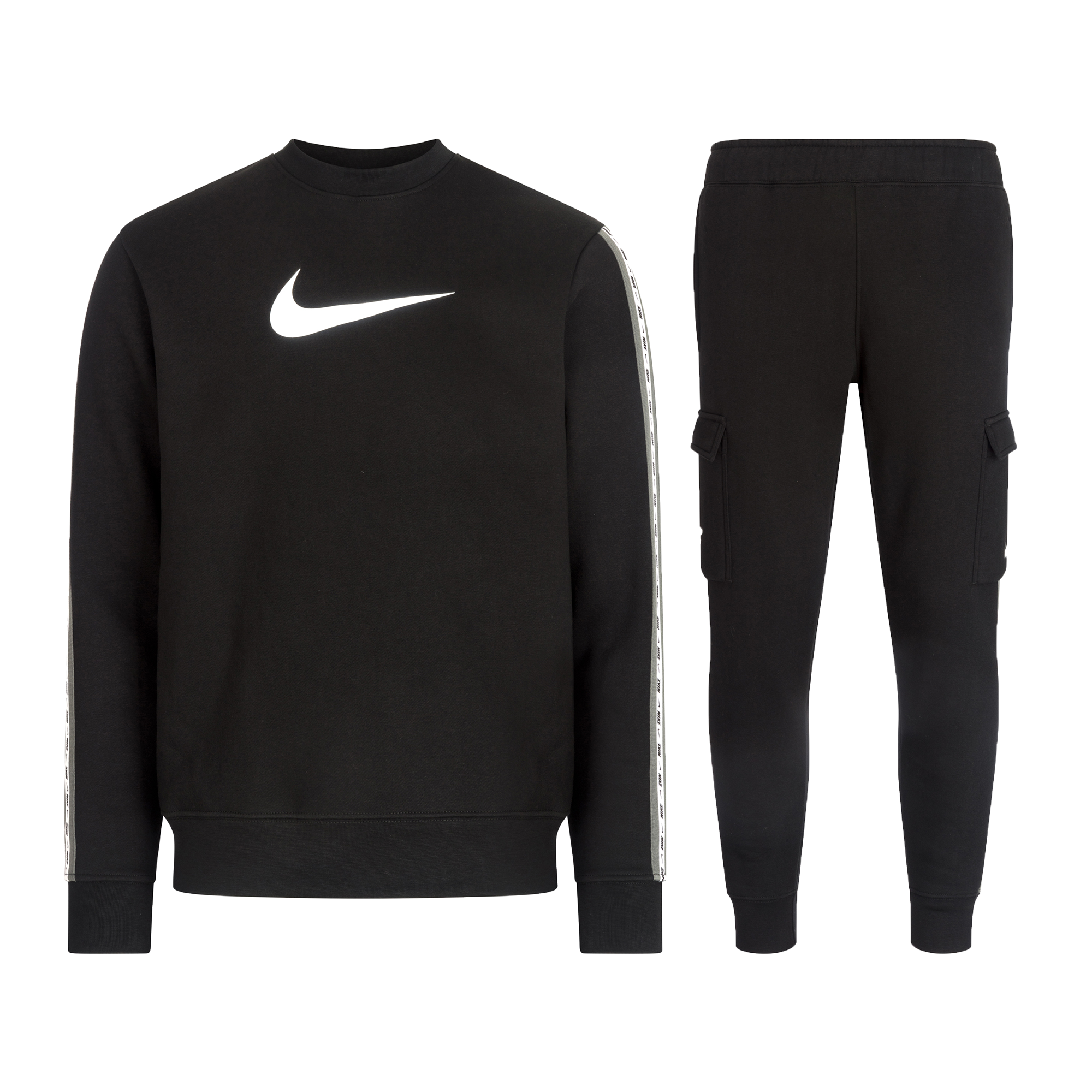 Nike brushed hotsell fleece tracksuit