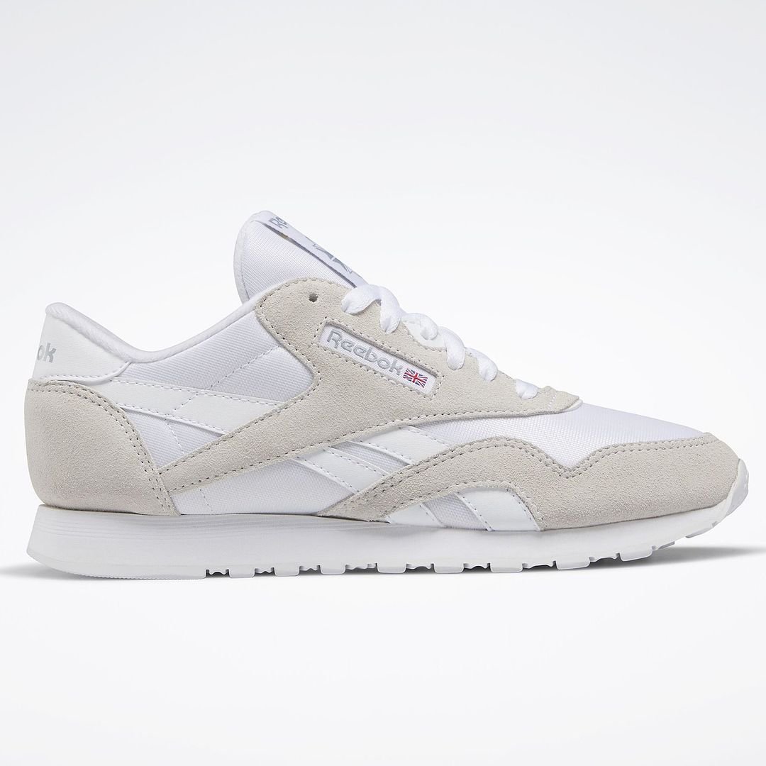 Reebok Classic Nylon Plus Mens White Trainers