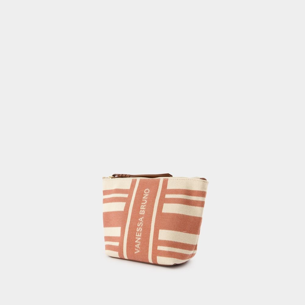 【関税込み】Pouch - Vanessa Bruno - Cotton - Brown Pouch - Vanessa Bruno - Cotton - Brown
