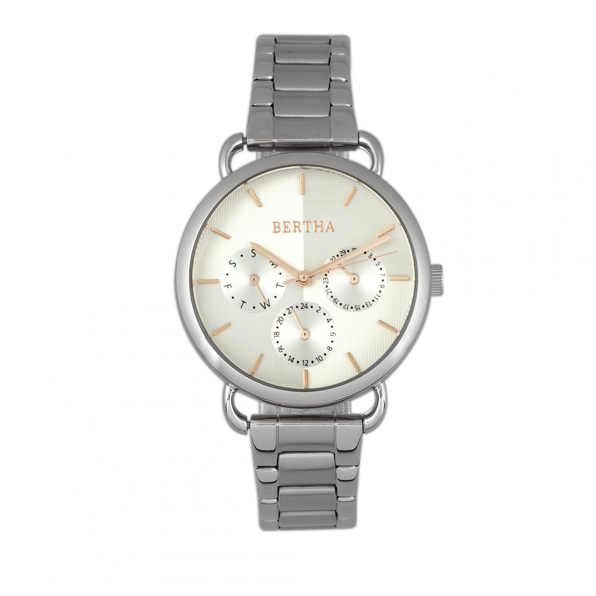 Bertha Gwen Bracelet Watch w/Day/Date