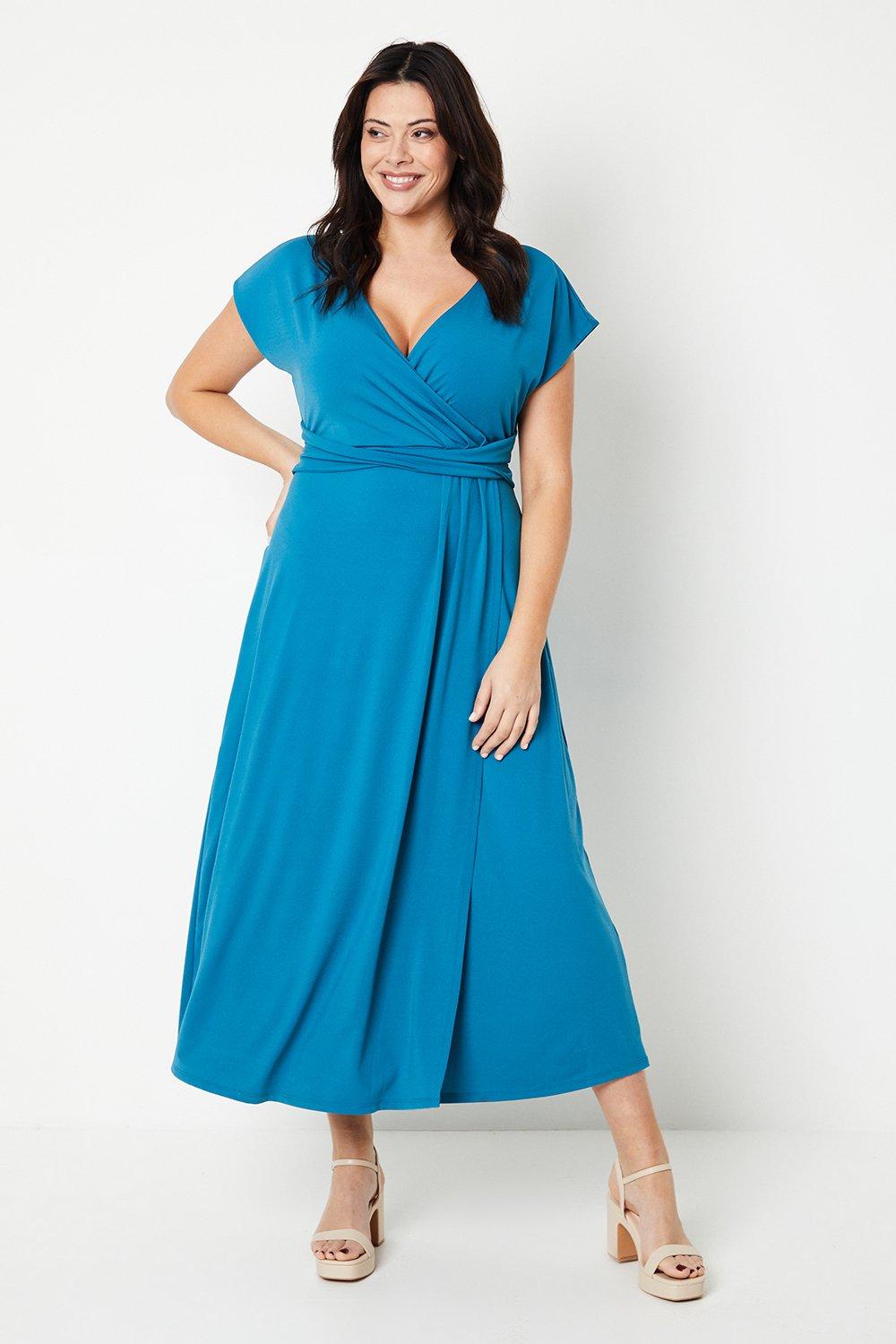Double Russell Jersey Maxi Dress