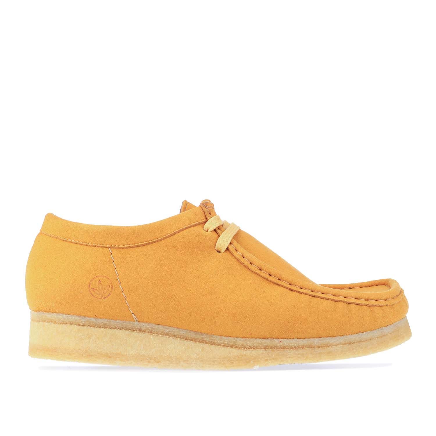 Men's Clarks Originals Wallabee Vegan Shoes in Yellow