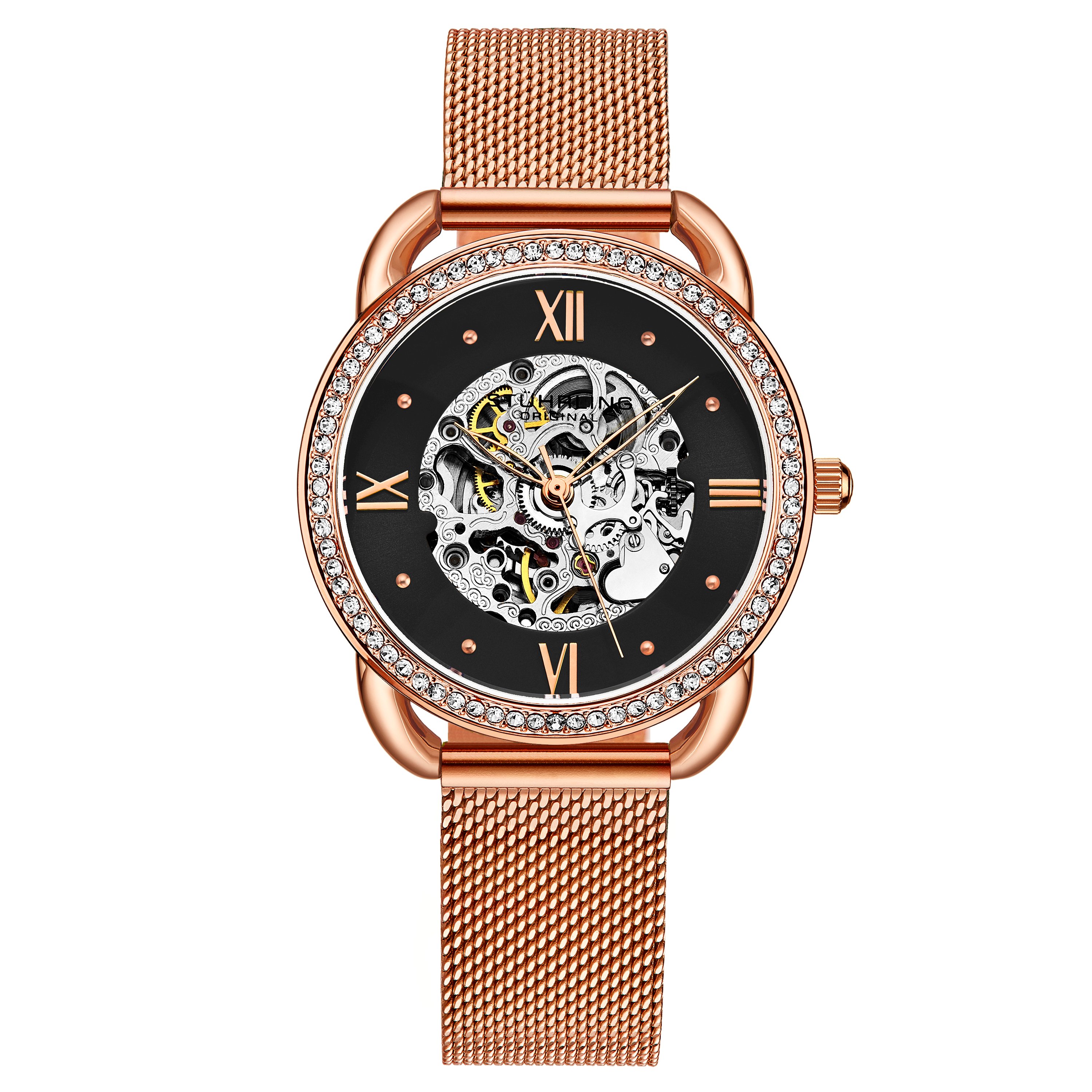 Rose Gold and Black Automatic 36mm