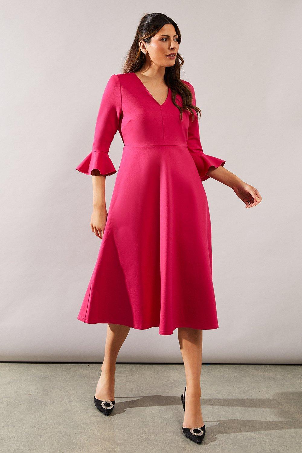 Wallis flute sleeve dress new arrivals