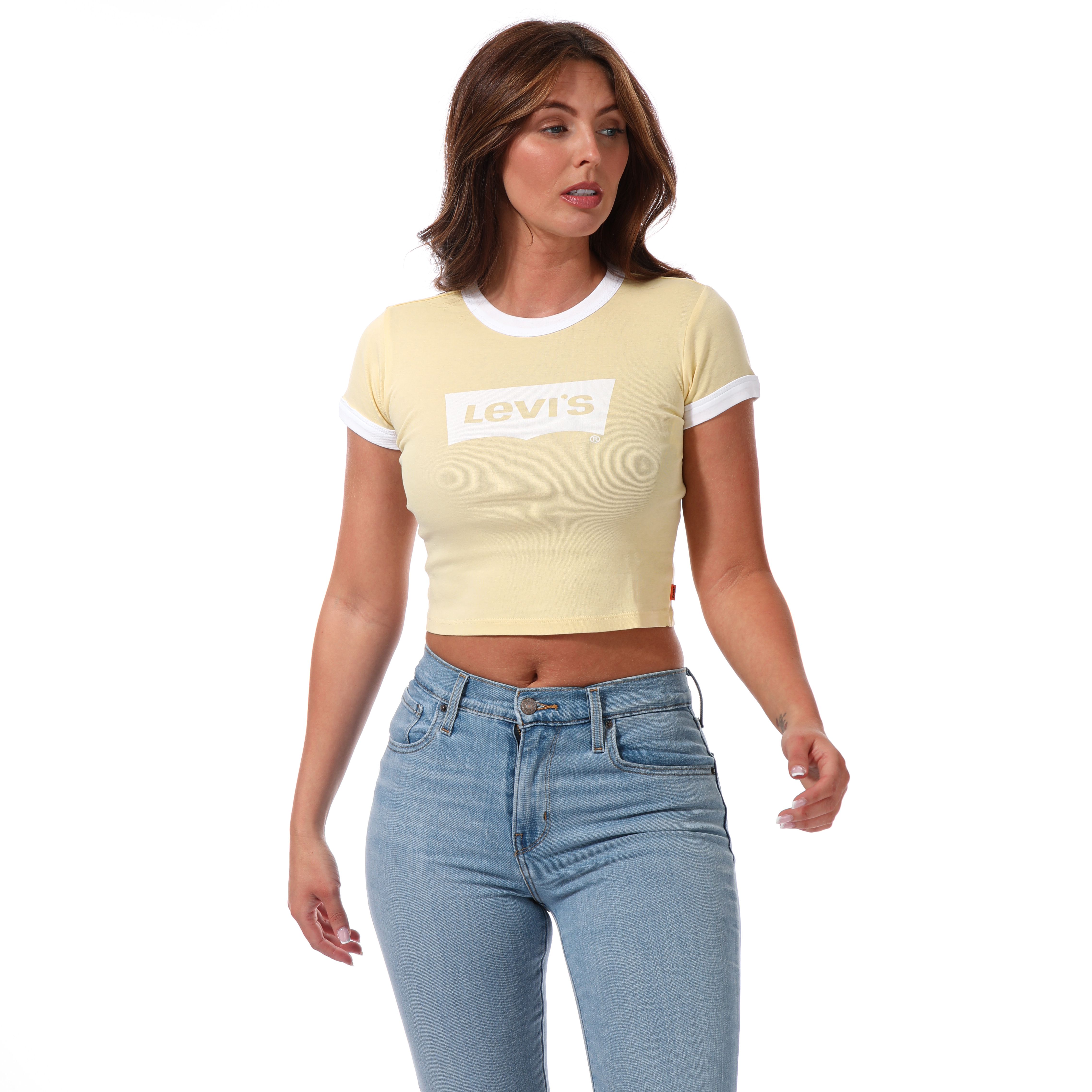 Levis crop top womens shop