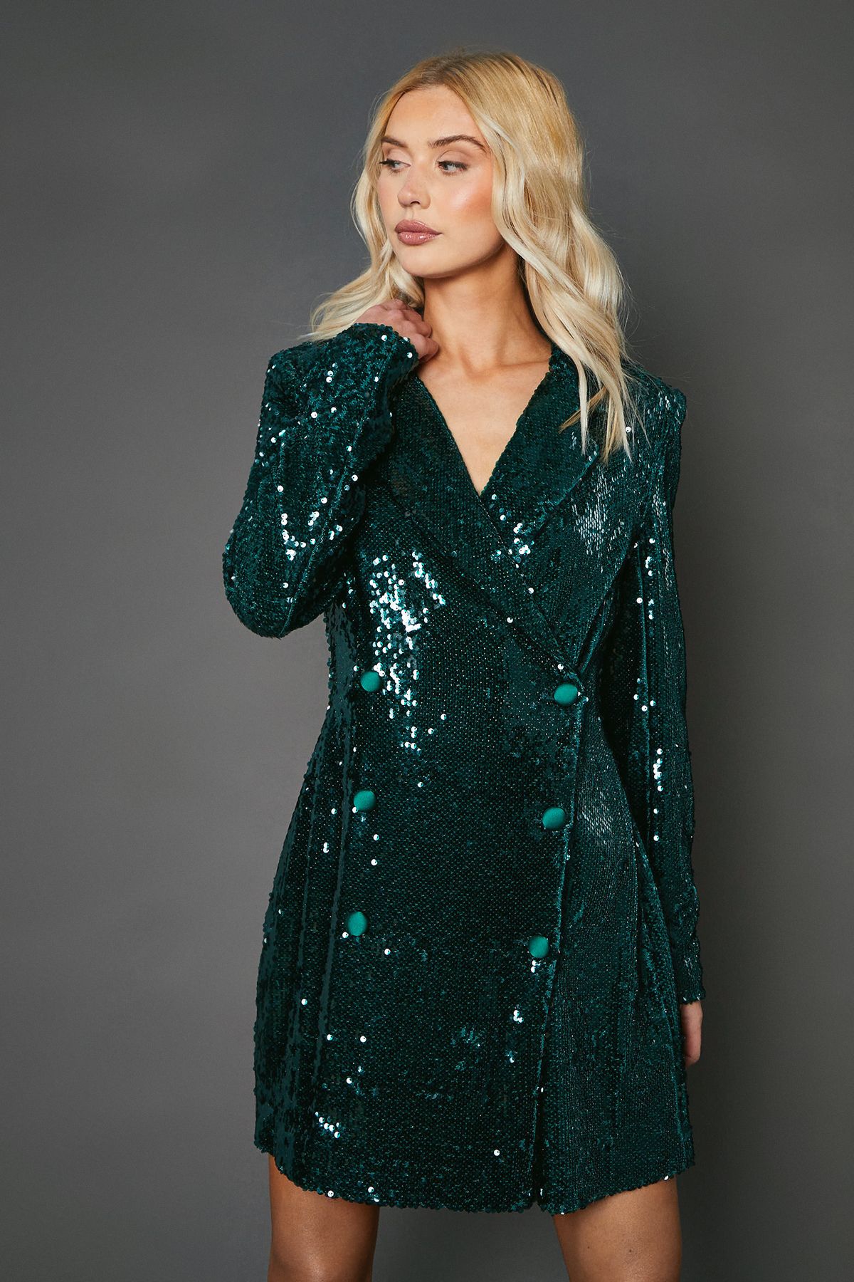 slim fit dress slacks Green Embellished Cap Sleeve Evening Gown main image 0