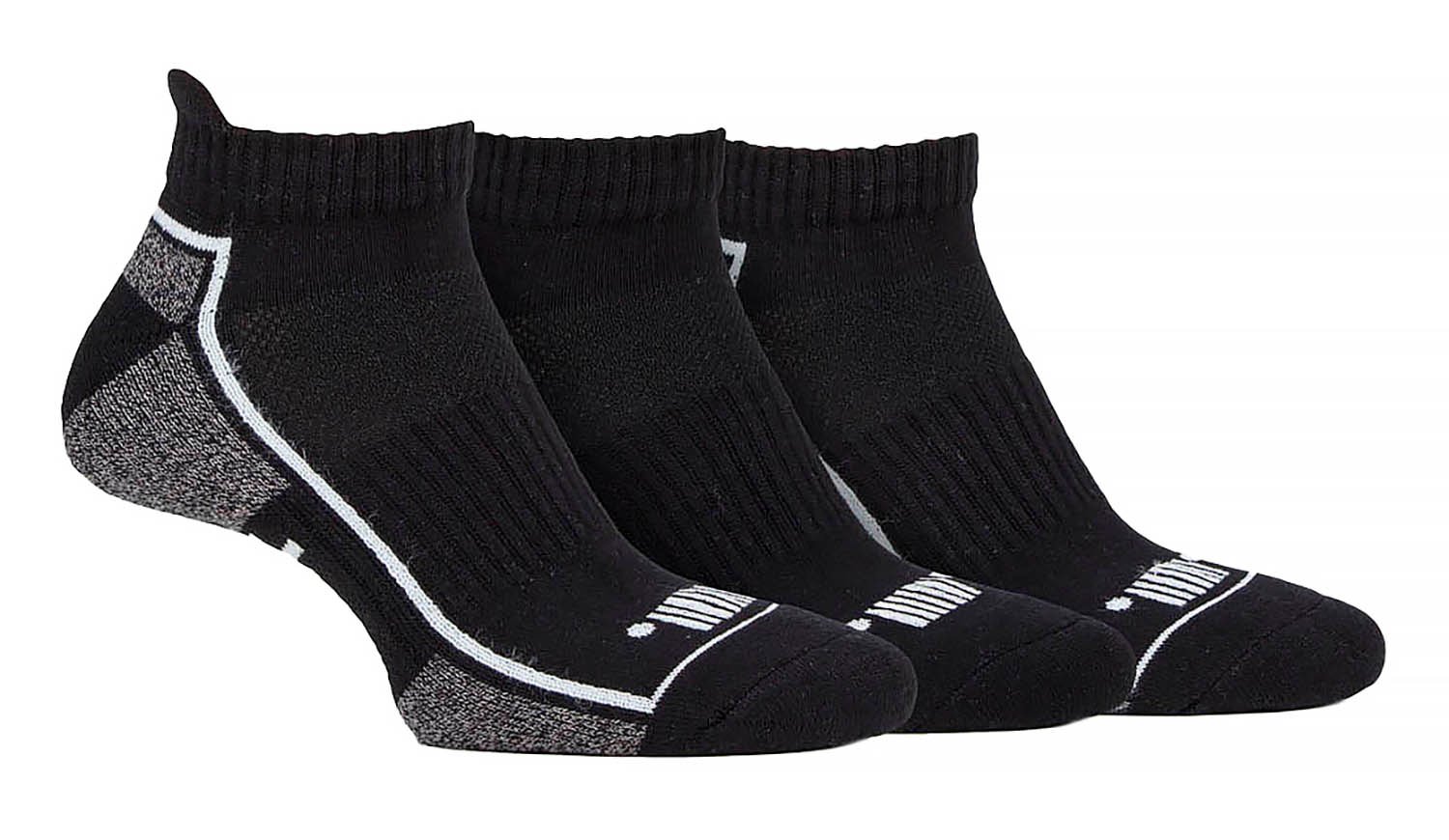 Mens Sport Ankle Socks Jeep Low Cut Cushioned Trainer Socks Mens 6