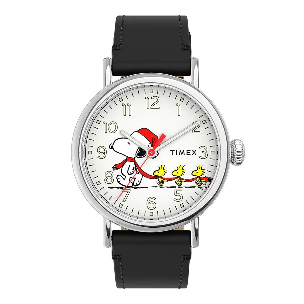 Timex Peanuts Snoopy Men's Black Watch TW2U86400