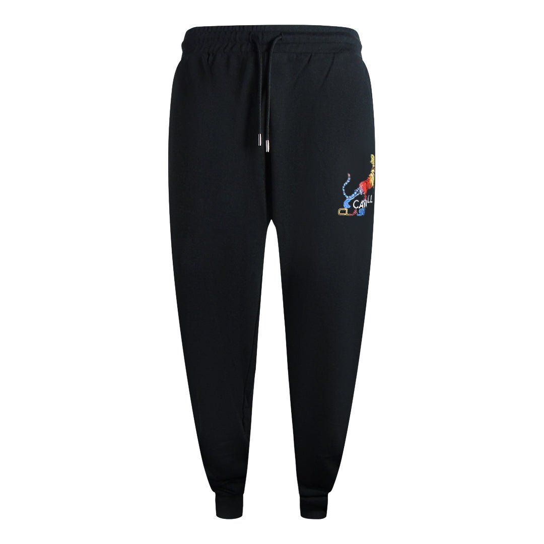 Cavalli Class Grigio Polyester Women Sweatpants