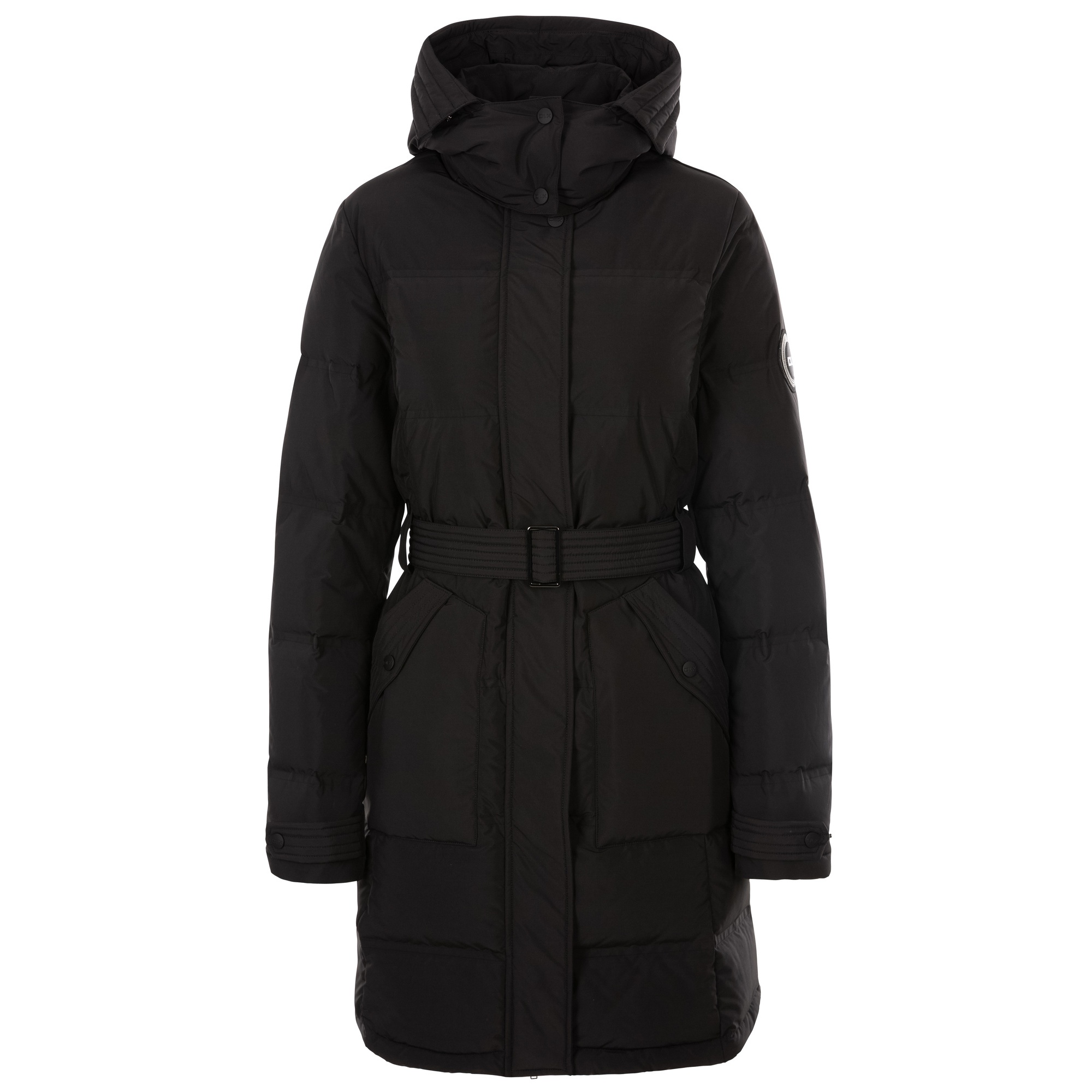 Trespass Womens Ladies Downtown Down Filled Jacket Black