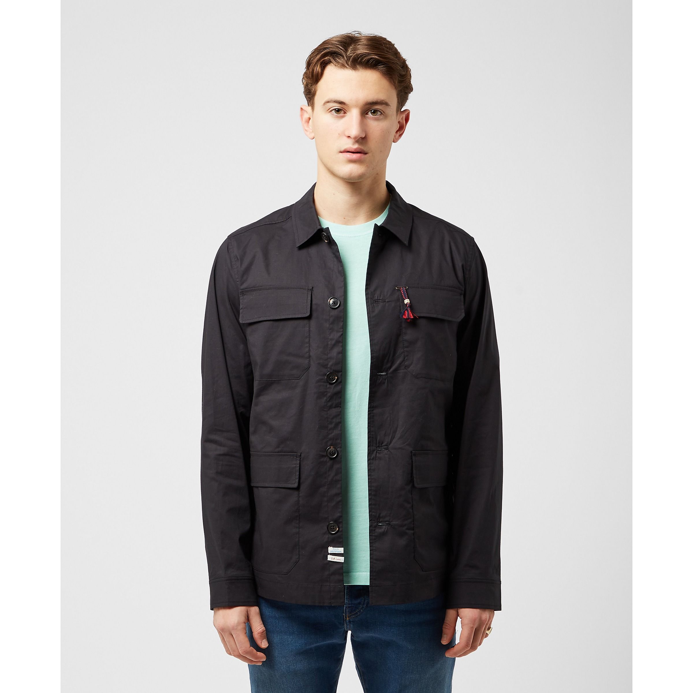 Scotch & Soda Slim-fit printed poplin shirt white fireworks aop 171623 Scotch & Soda Slim-fit printed poplin shirt white fireworks aop 171623