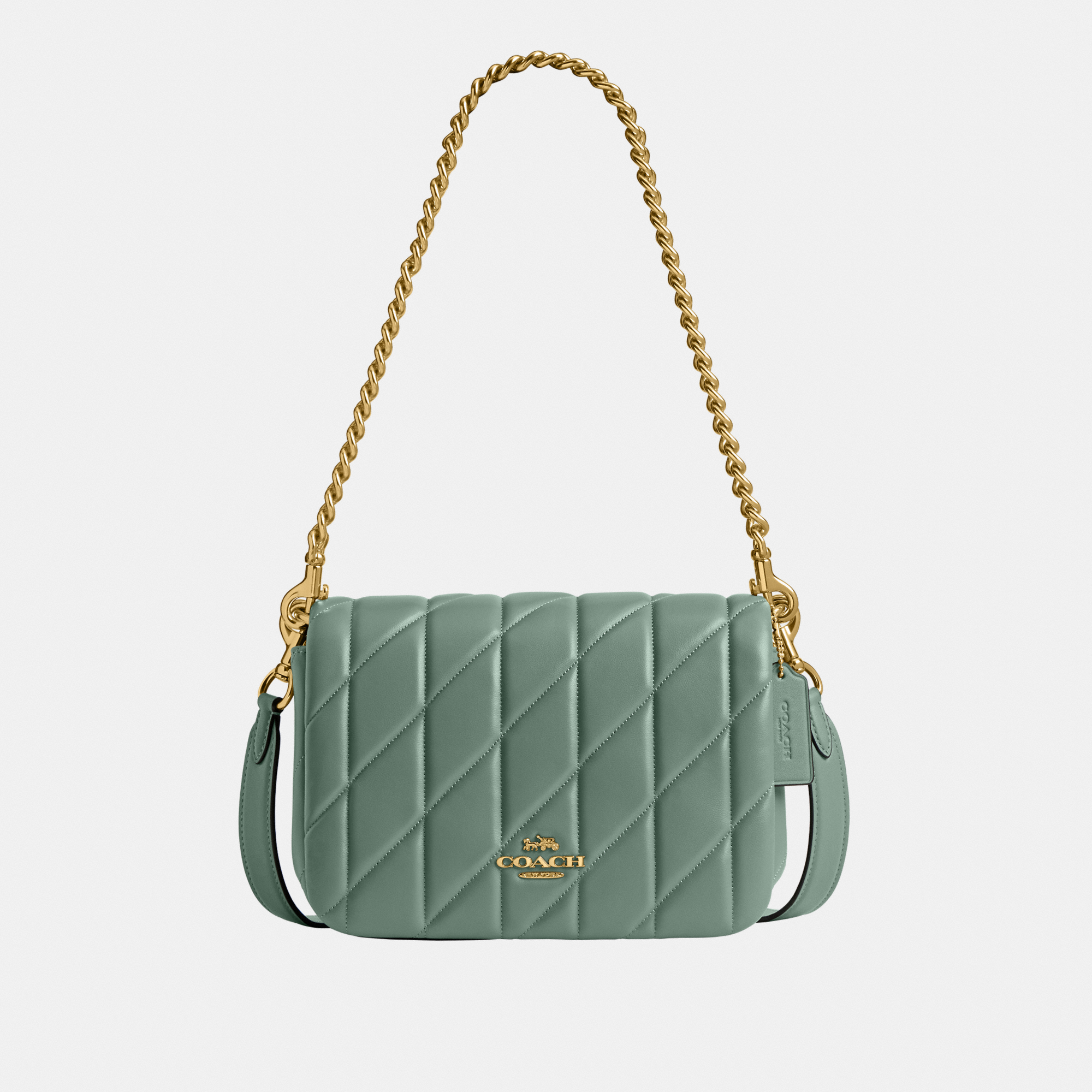 Quinn Bag in Quilted Leather with Chain Strap