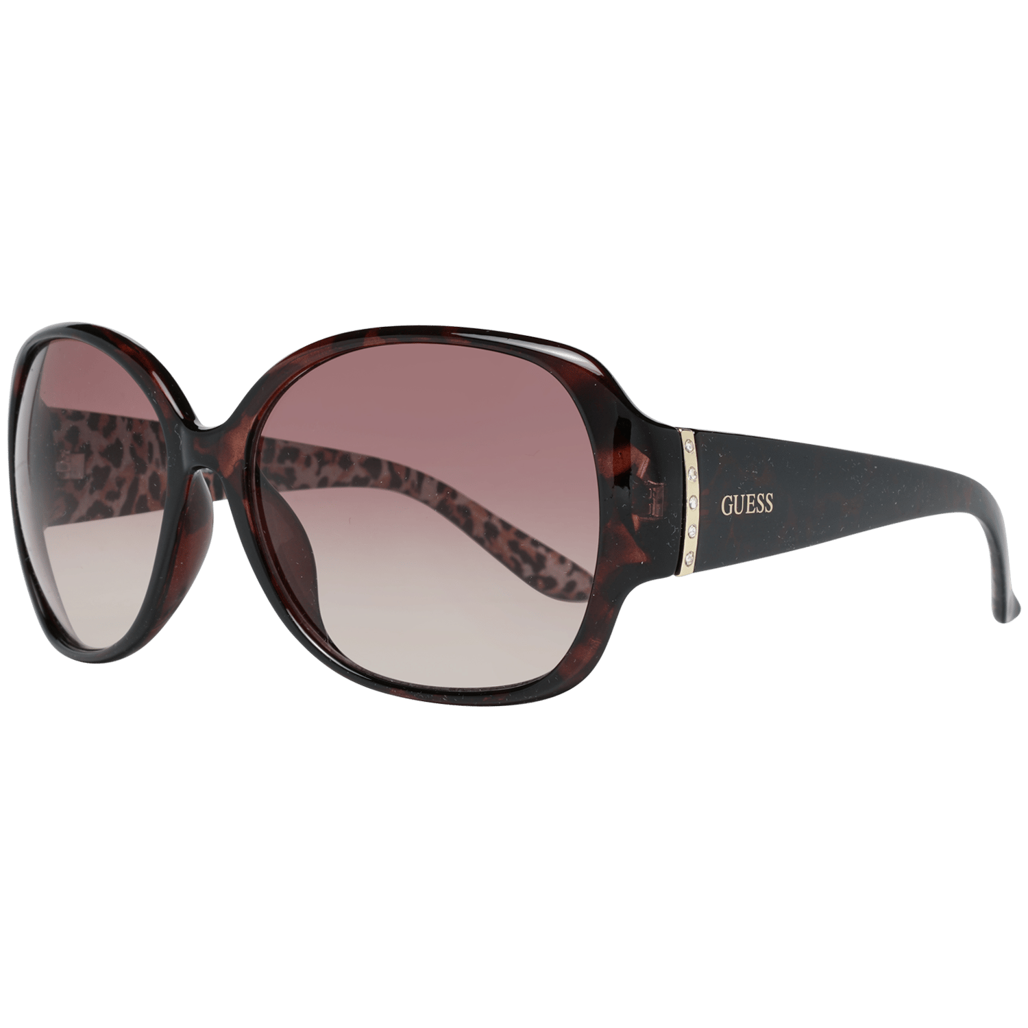 Guess Brown Lens Dark Havana Brown Sunglasses GF5070G